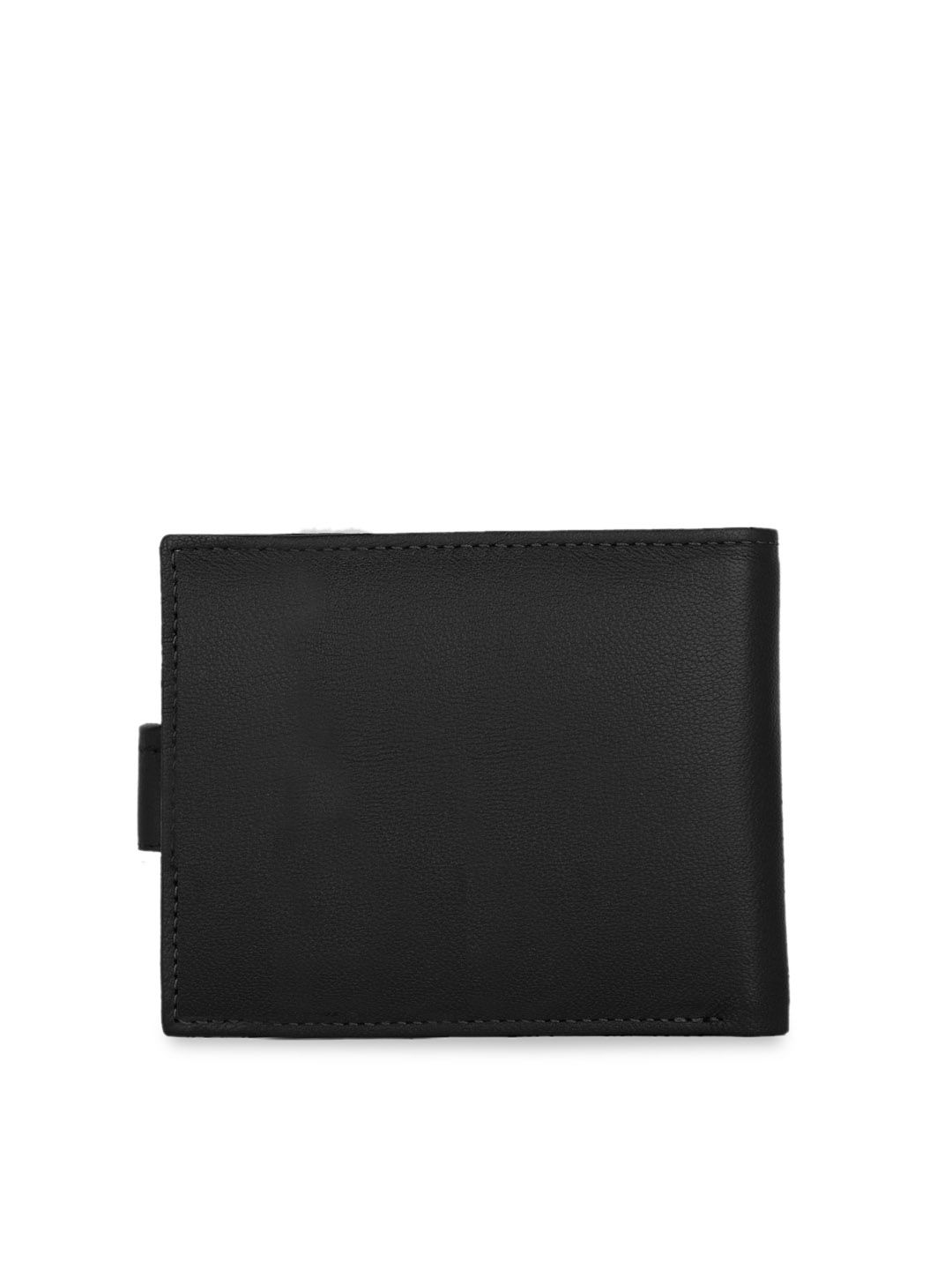 WildHorn Men Black Solid RFID Protected Genuine Leather Two Fold Wallet (Image - 1)