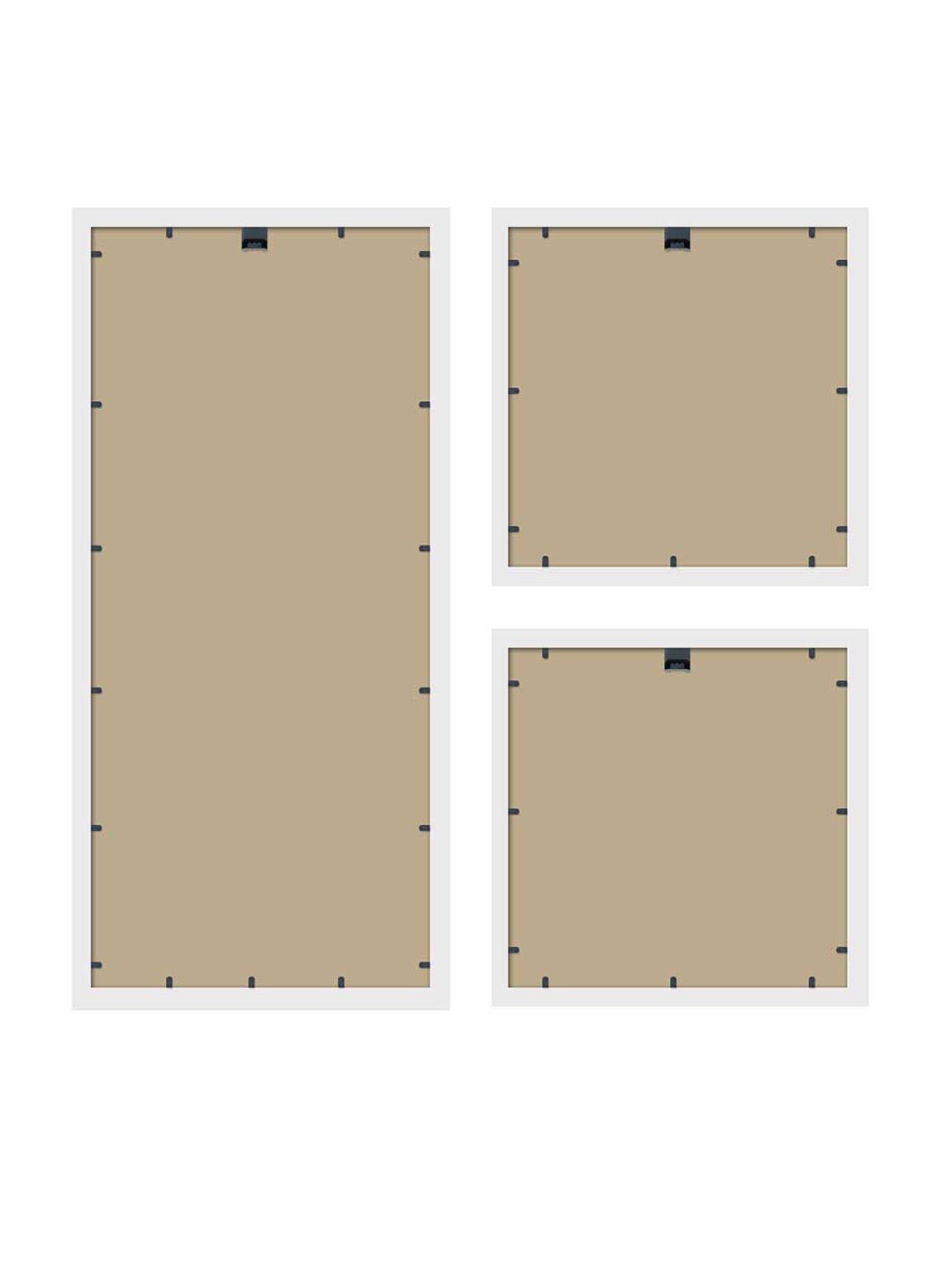 Art Street Set Of 3 Sea-Green & White Printed Four Sparrow Framed Wall Art (Image - 2)