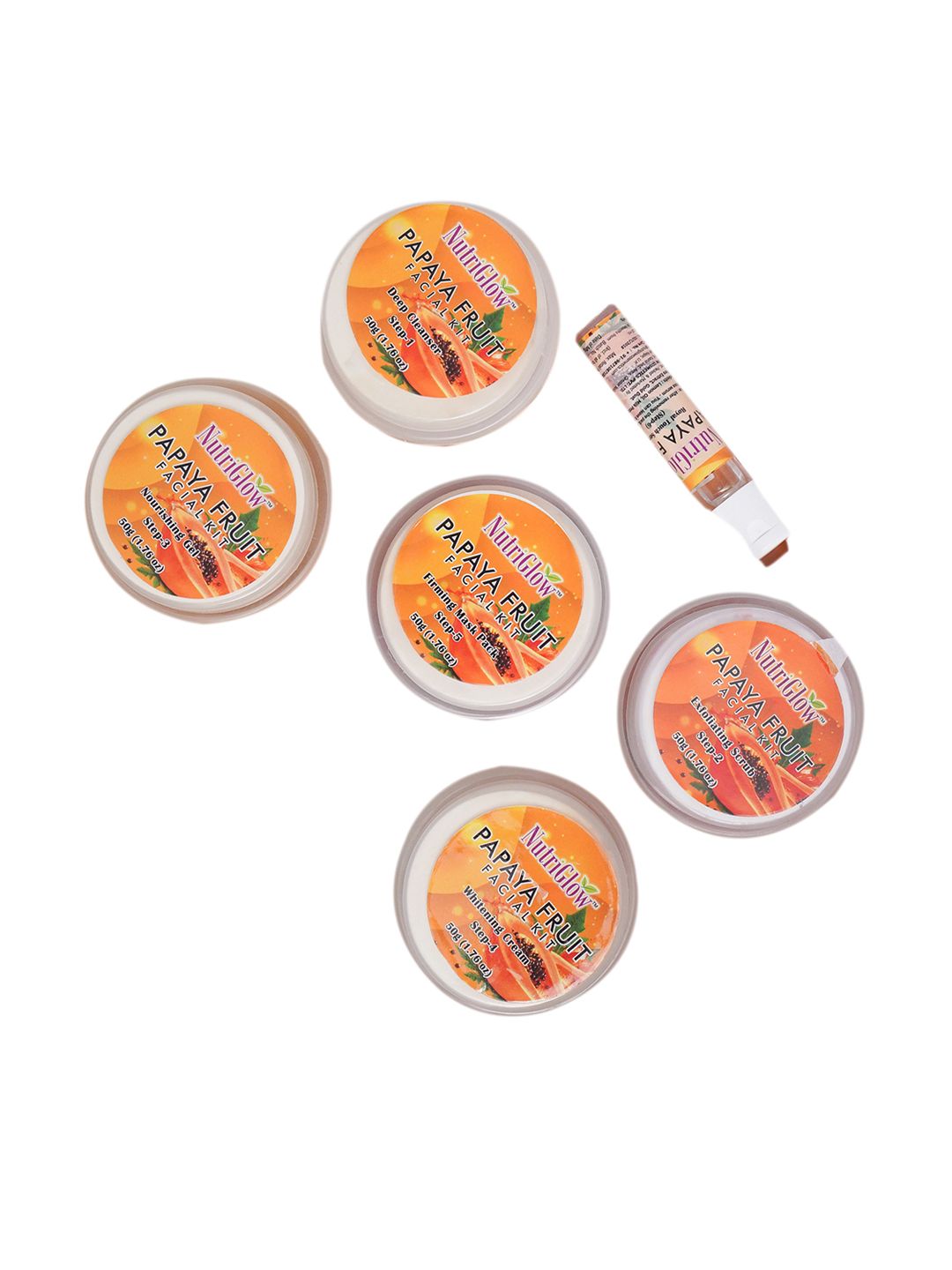 NutriGlow Unisex Papaya Fruit Facial Kit (Image - 2)