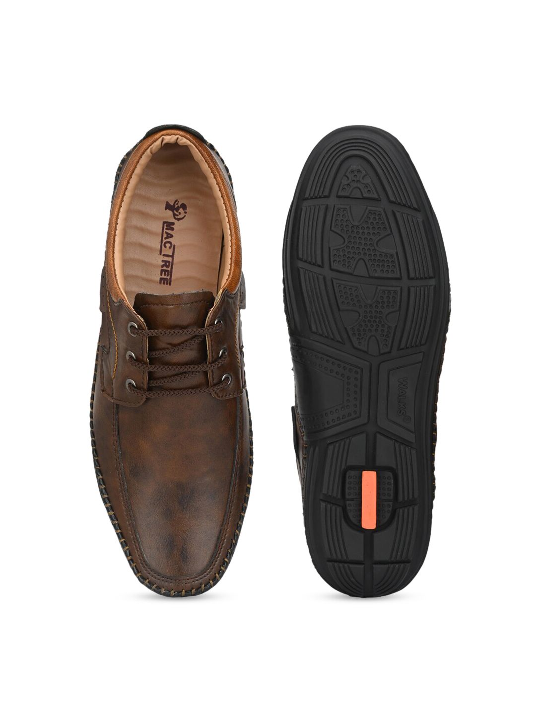 Mactree Men Black Solid Formal Derbys (Image - 3)