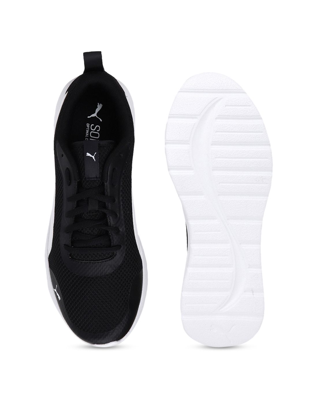 Puma Unisex Black Flex Renew Sneakers (Image - 3)