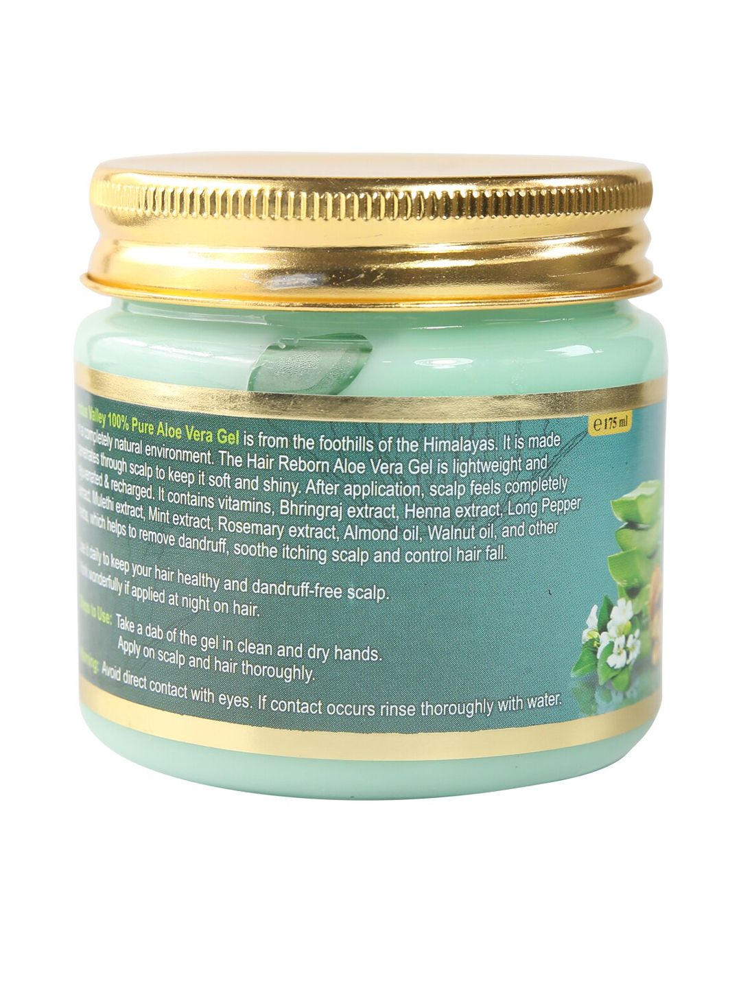 Indus Valley Bio Organic Hair Reborn Aloevera Gel with Bhringraj & Walnut oil (Image - 2)