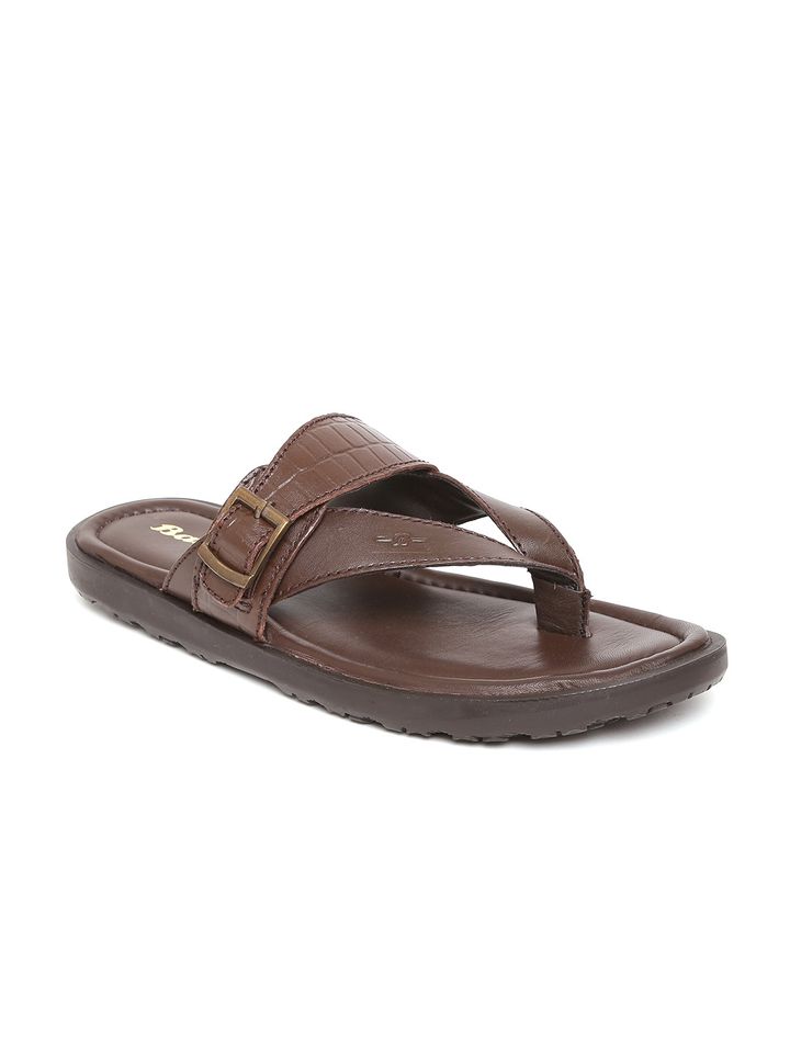 bata men brown sandals