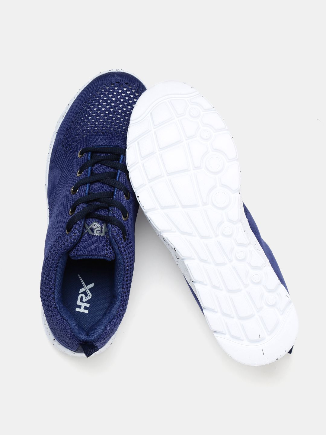 hrx navy blue running shoes