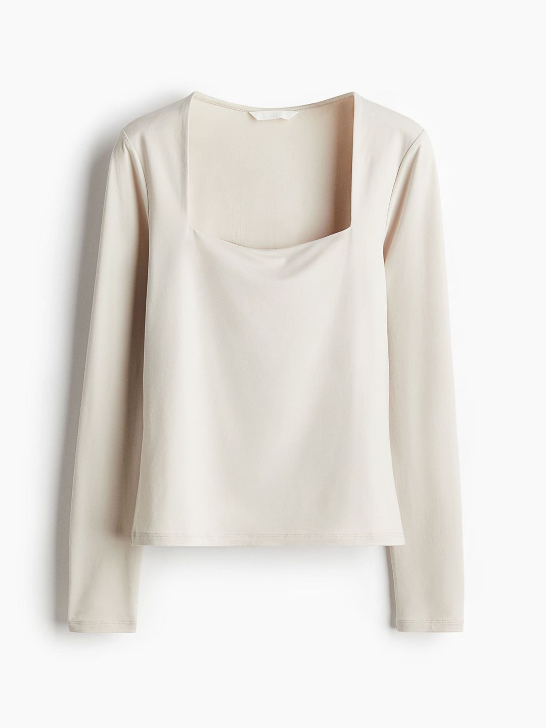 Long-sleeve jersey top