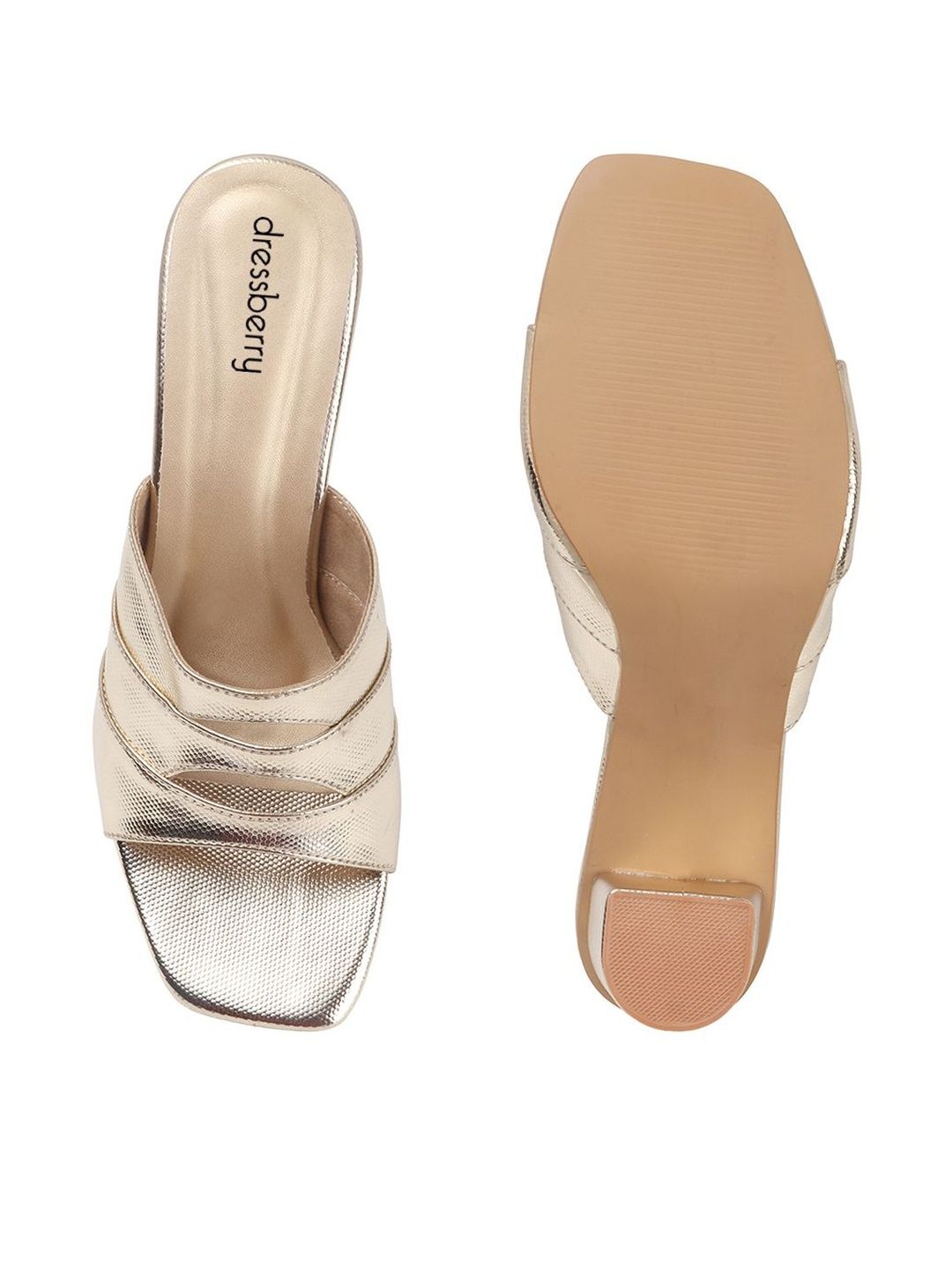 Open Toe Block Heels