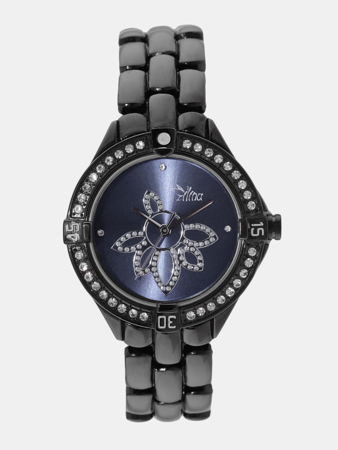 Ilina 453BPFLWPUR Women's Watch image.