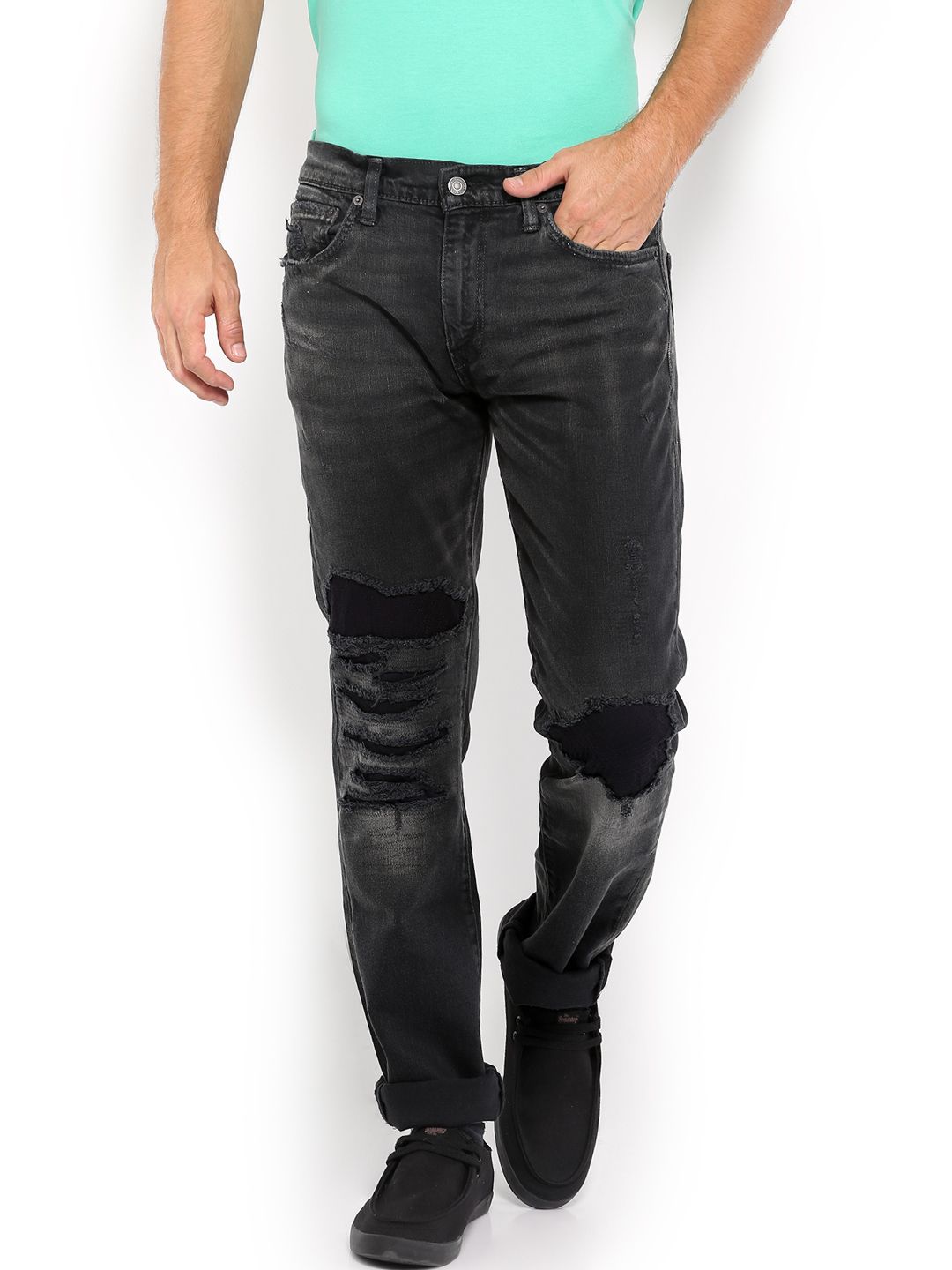 levis 511 black jeans india