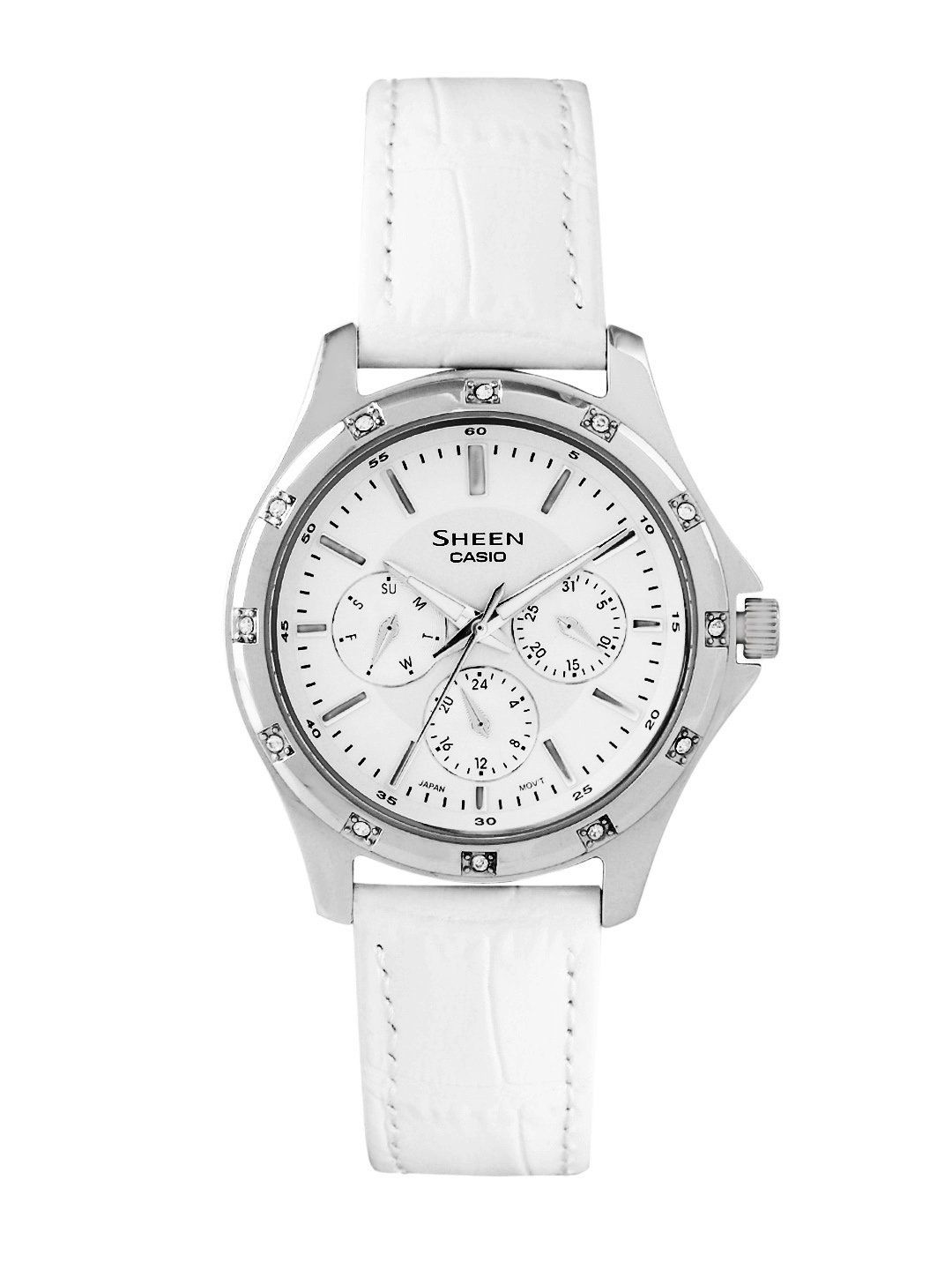 Casio SHEEN Women Chronograph Watch SX045 SHE-3801L-7ADR