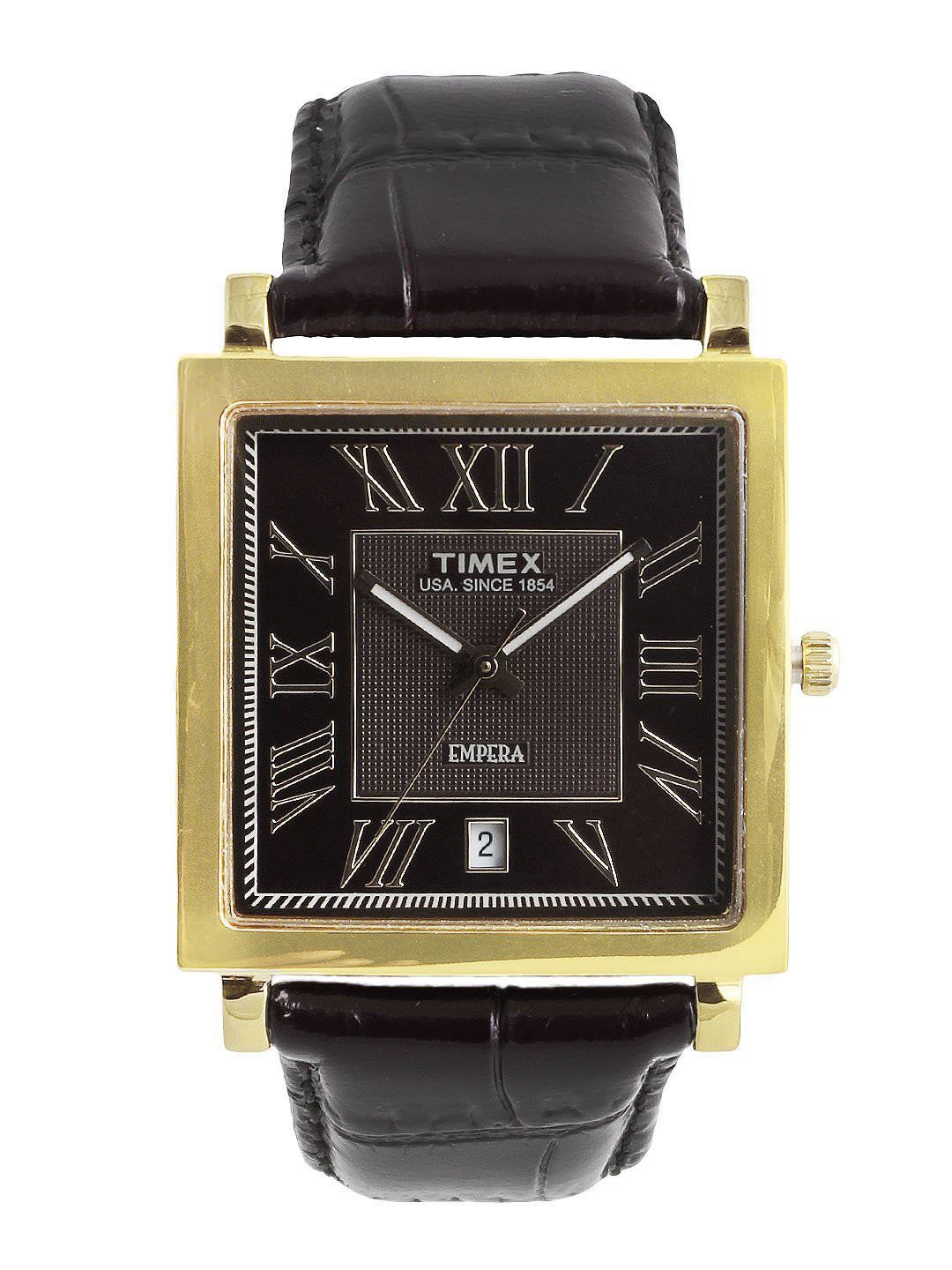 Timex Men Brown Dial Empera Watch