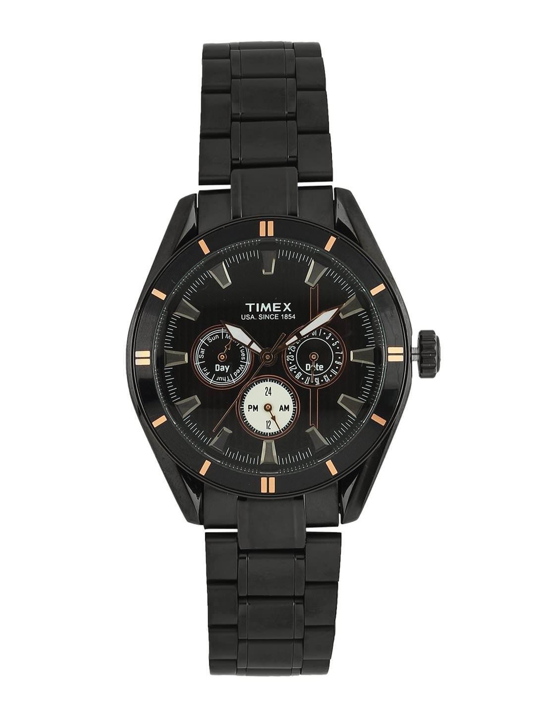 Timex Men Black Dial Chronograph Watch