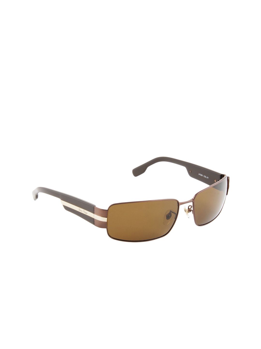 Louis Philippe Men Brown Sunglasses