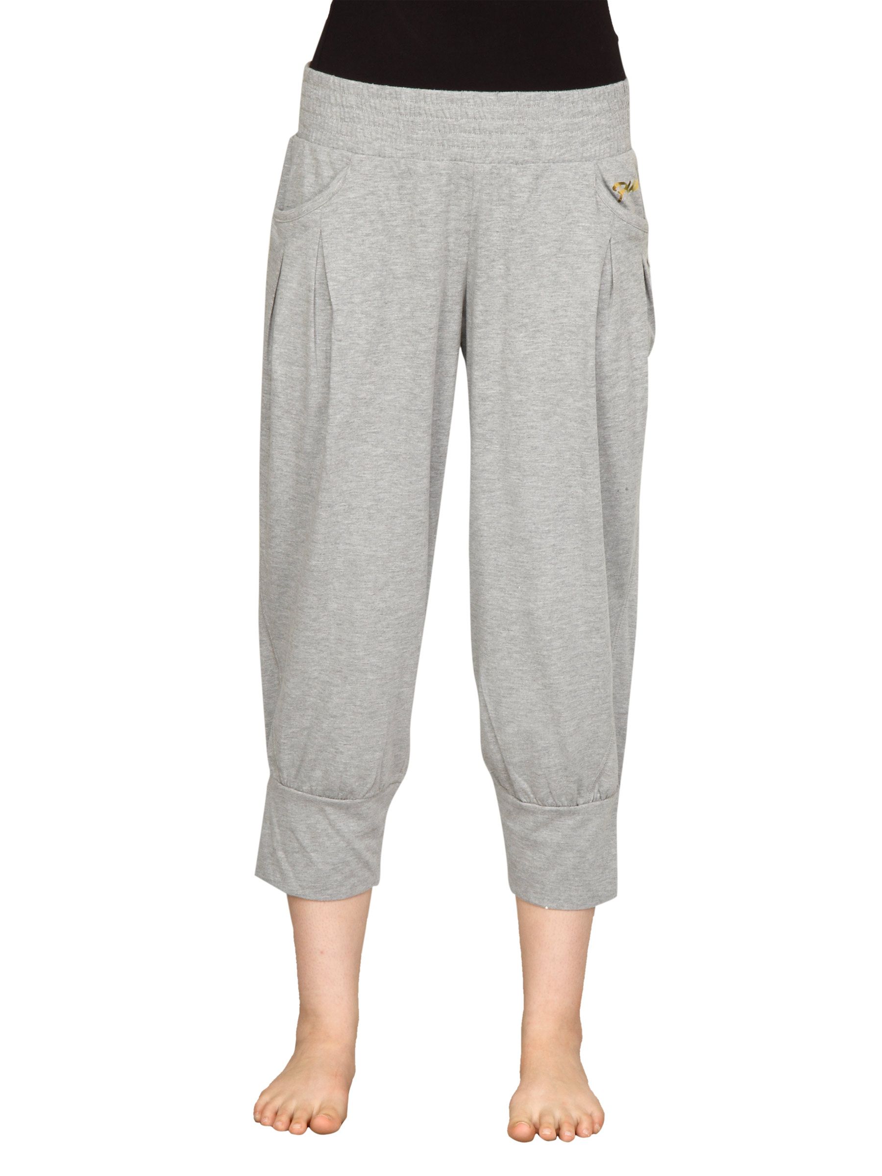 Puma Women's Script 3/4 Grey Track Pant