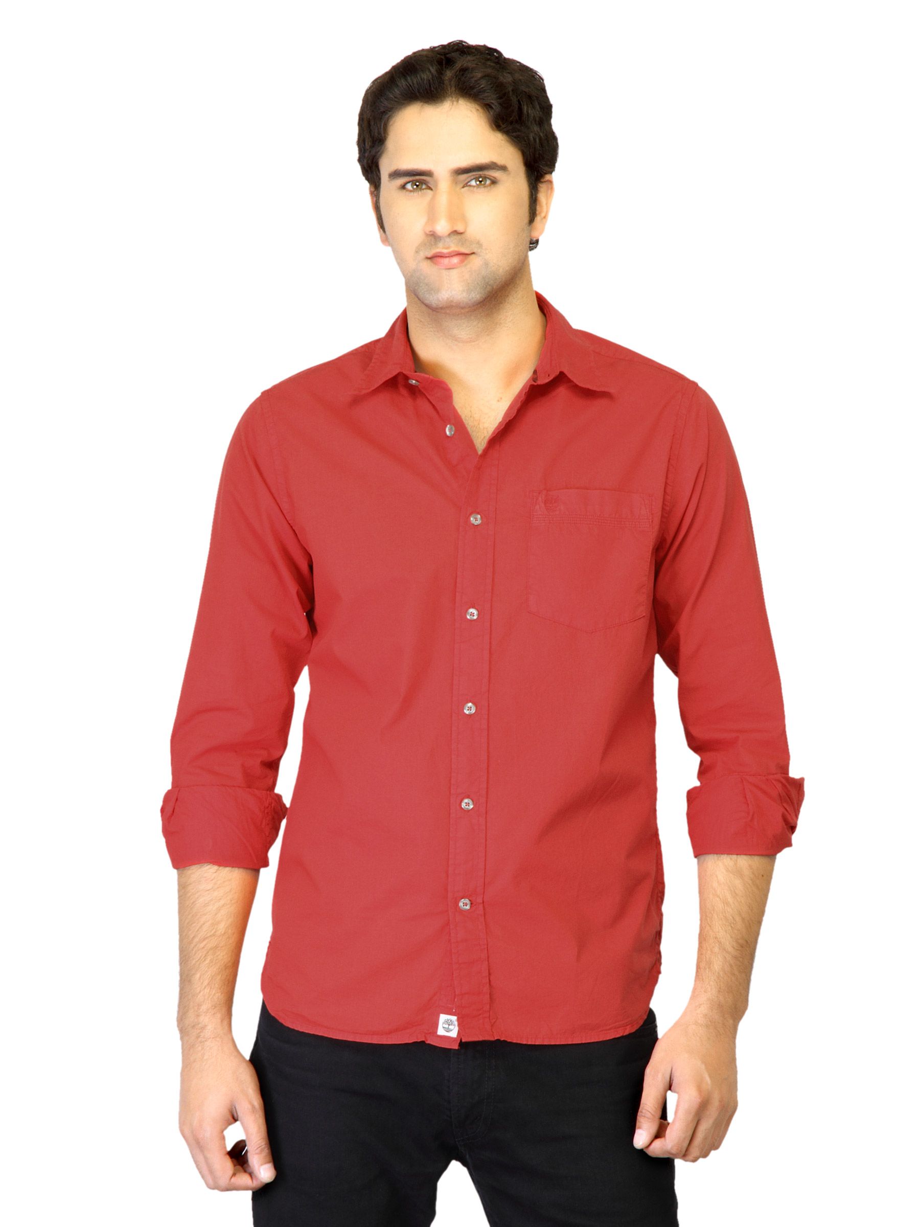 Timberland Men Red Claremont Shirt