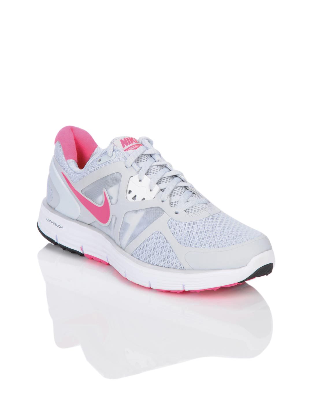 Nike Women Lunarglide+3 Grey Sports Shoes
