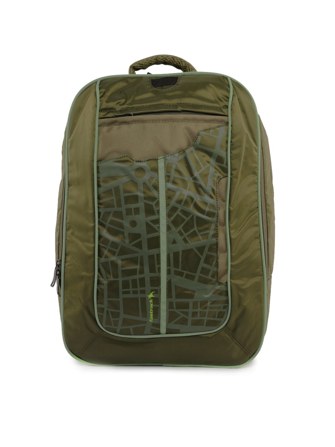 Fastrack Unisex Green Backpack
