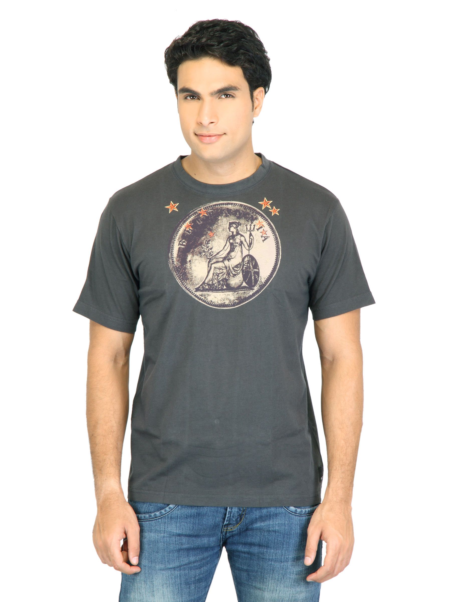 Facit Men Smart  Charcoal Tshirt