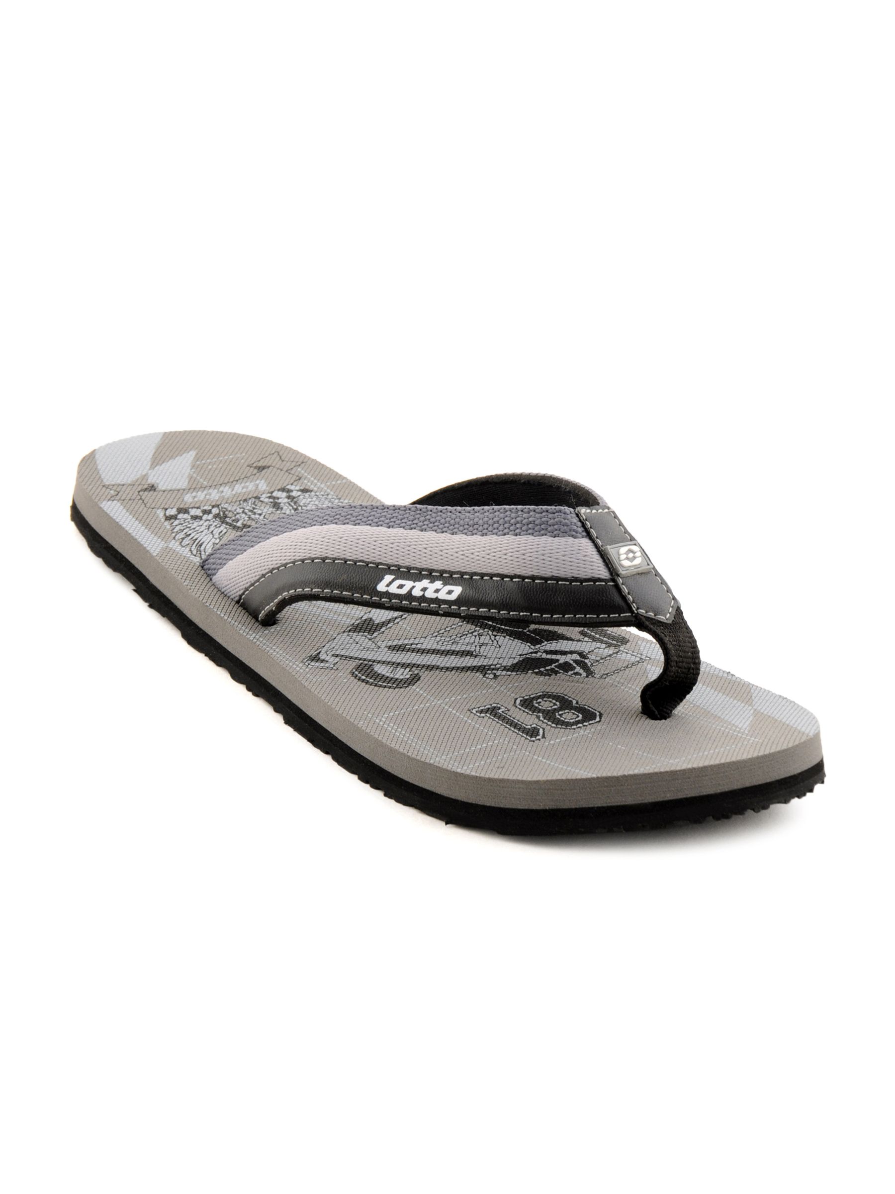 Lotto Men Racing Grey Slippers