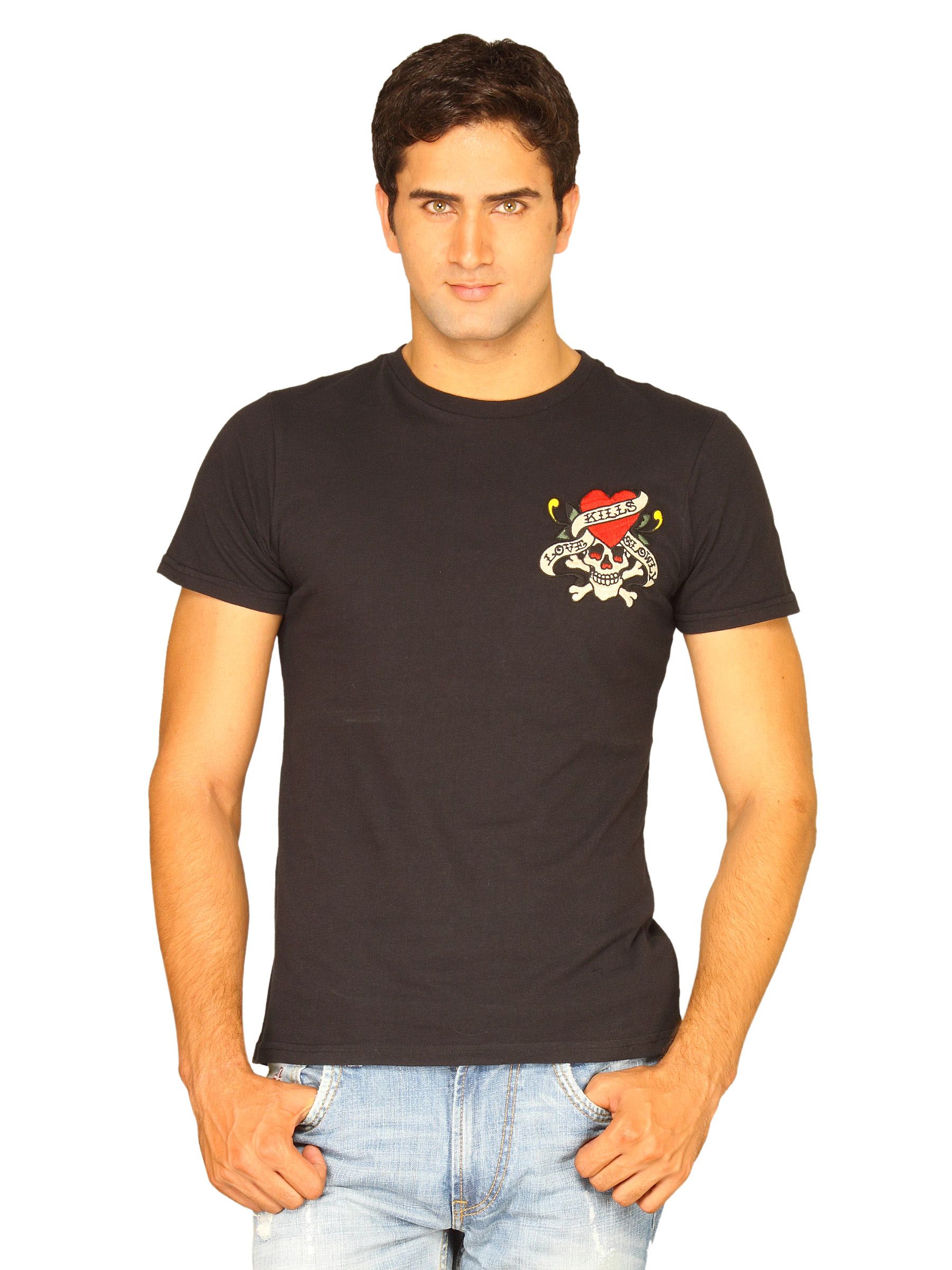 Ed Hardy Men's Black T-shirt