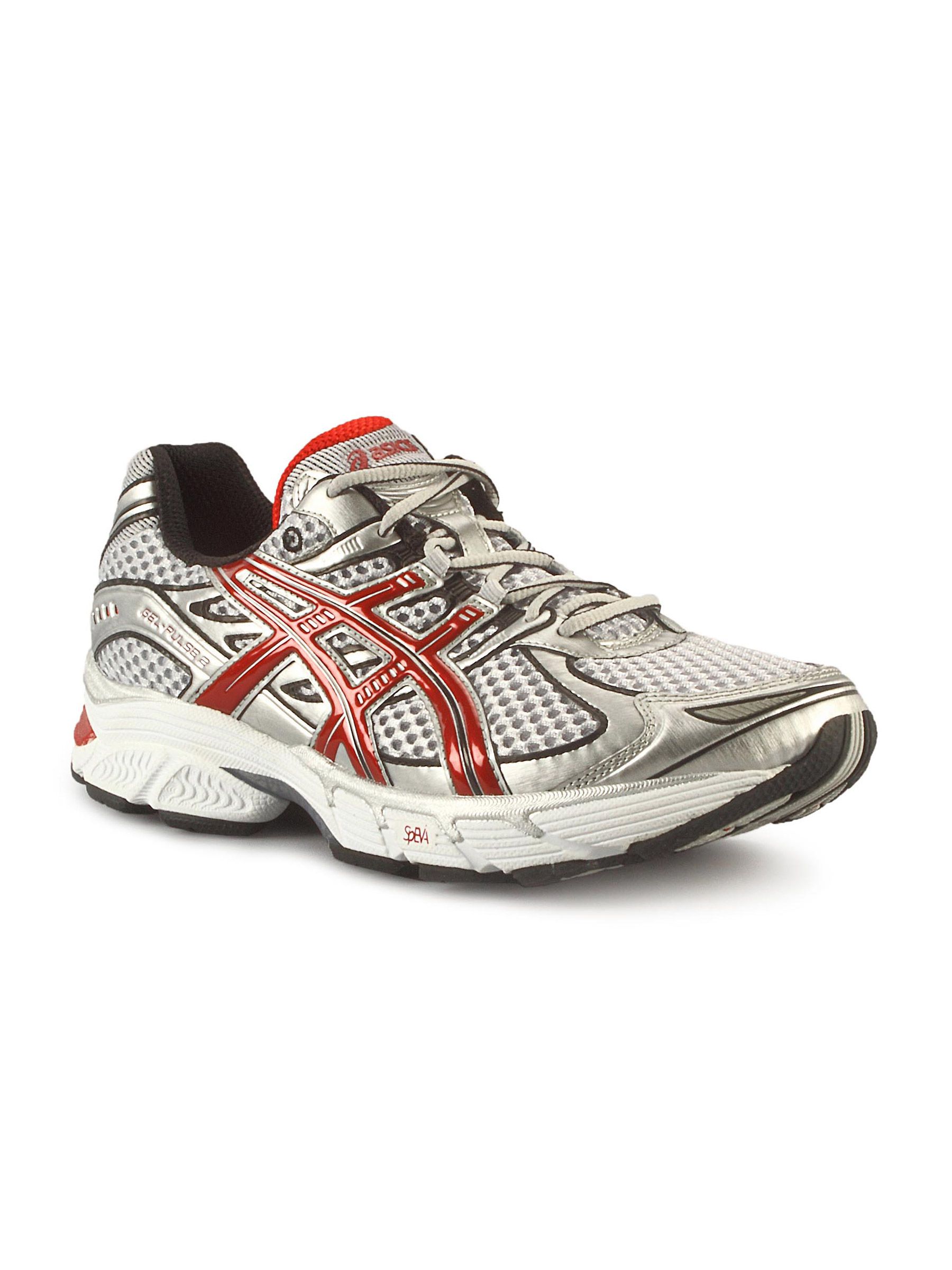 Asics Men's Sport Running Gel-Pulse 2 Silver Red Shoe
