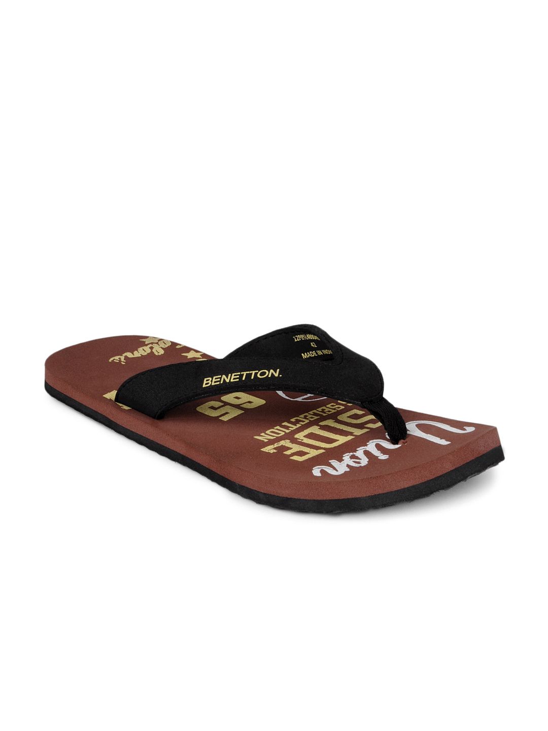United Colors of Benetton Men Brown Flip Flop