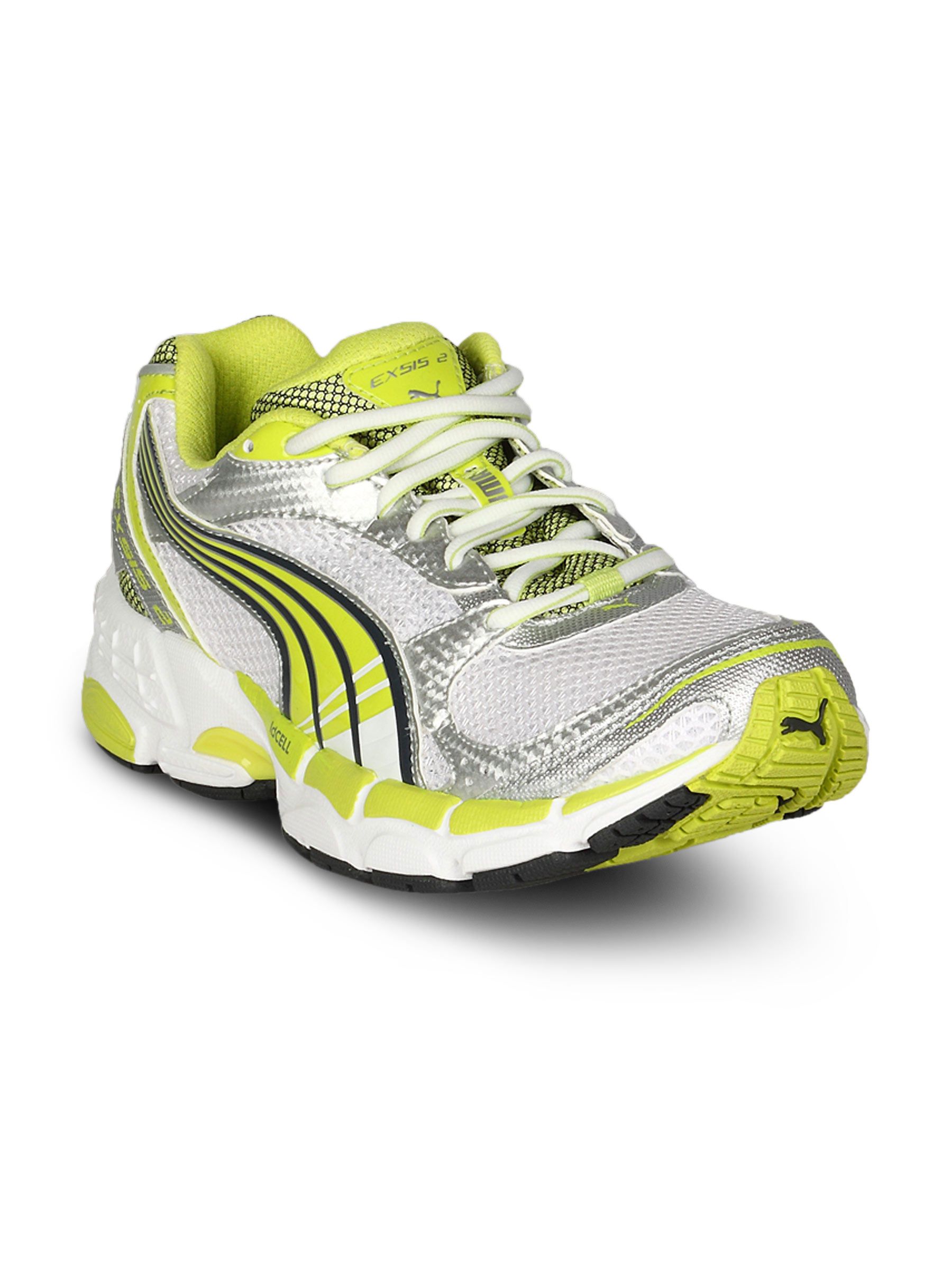 Puma Women Exsis White Silver Black Shoe