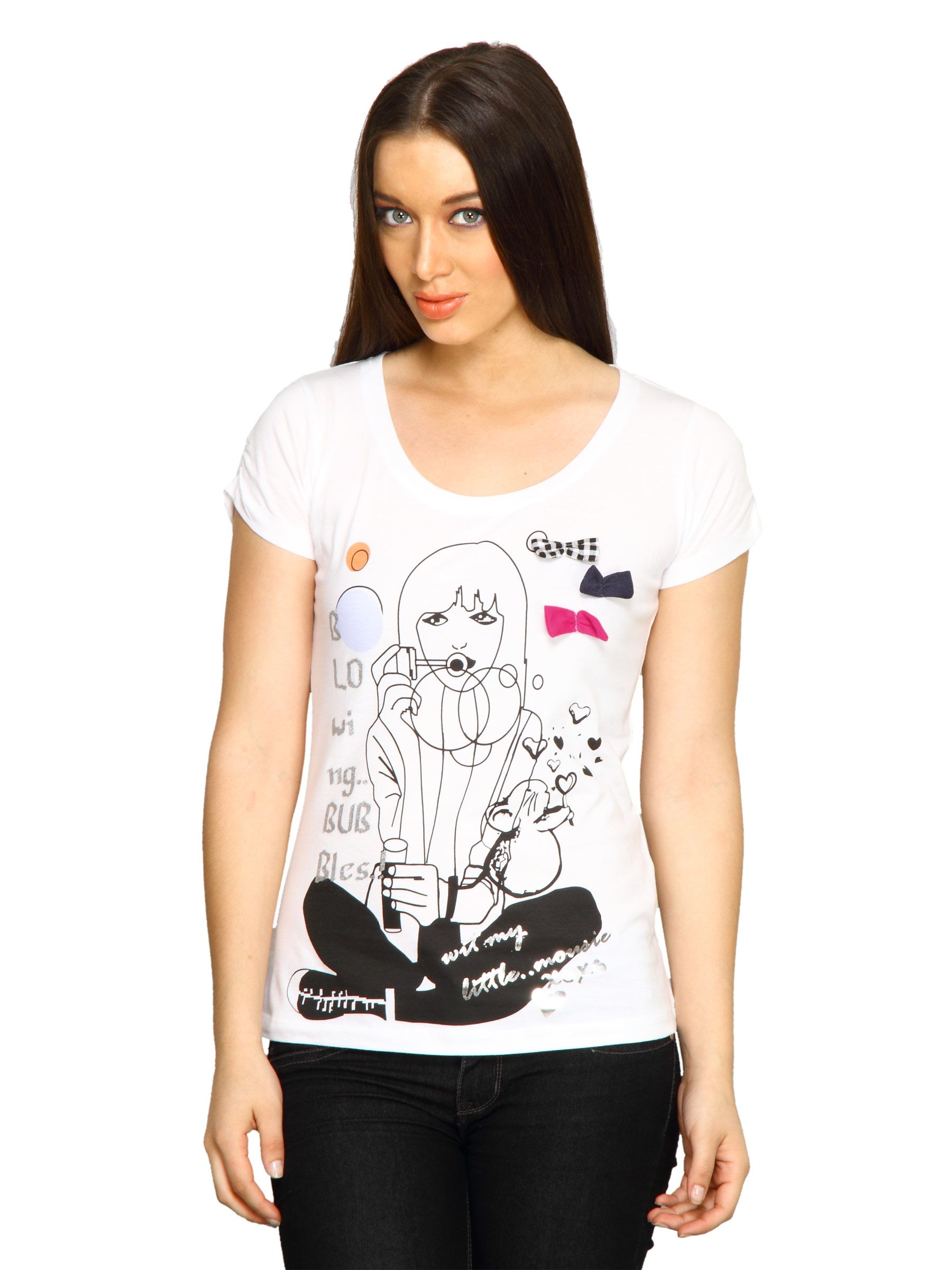 Jealous 21 Women Jealous Cailyn White Top White Tops