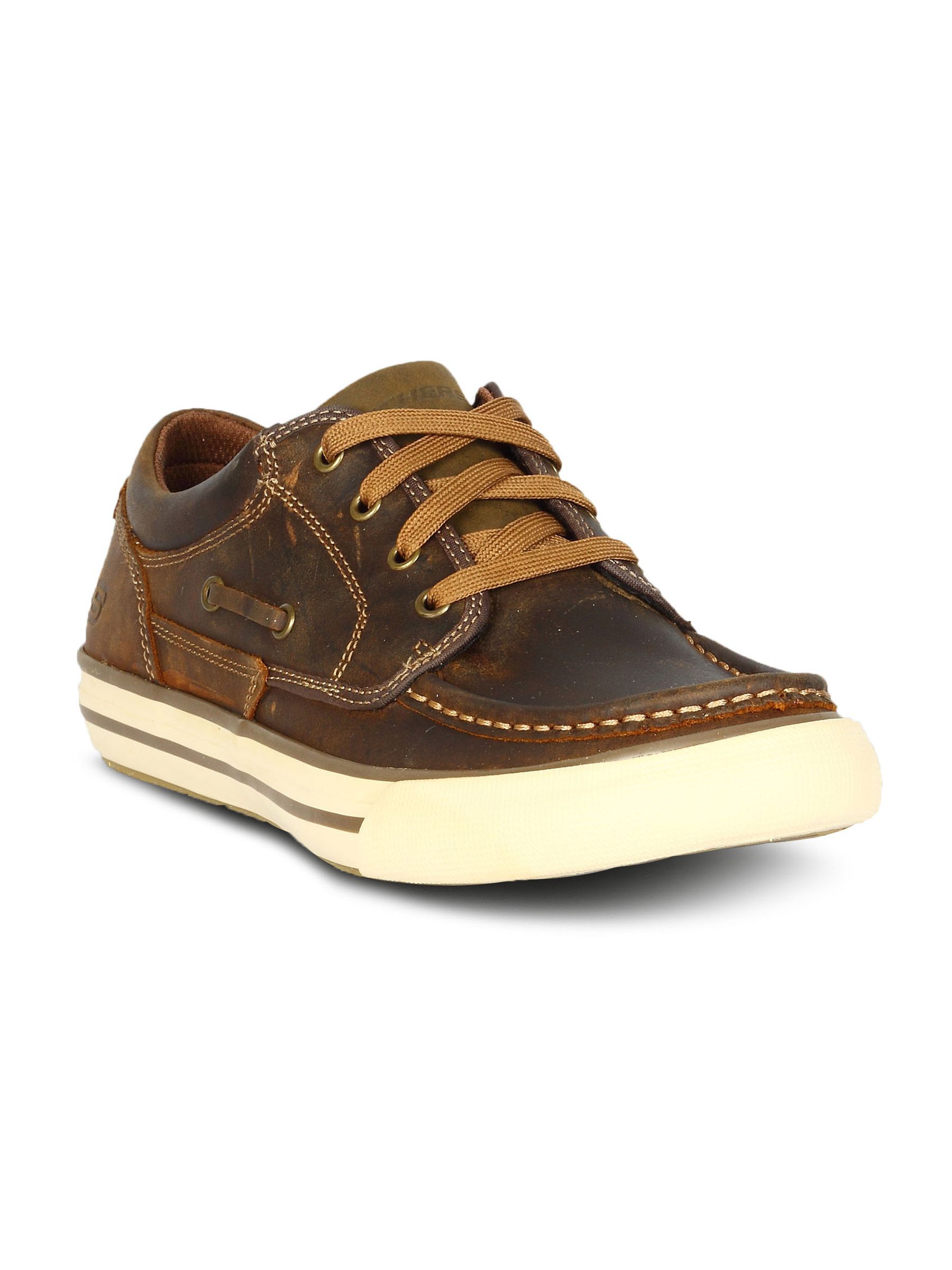 Skechers Men Dark Brown Lifestyle Shoe