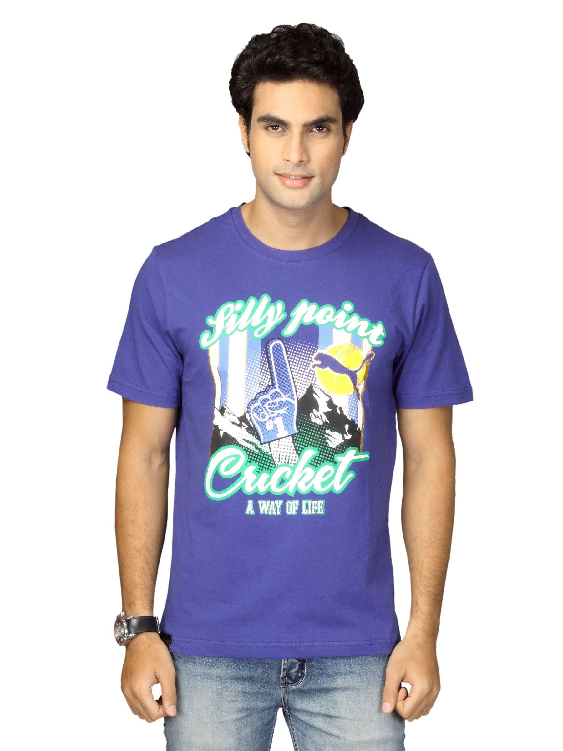 Puma Men's Silly Point Blue T-shirt