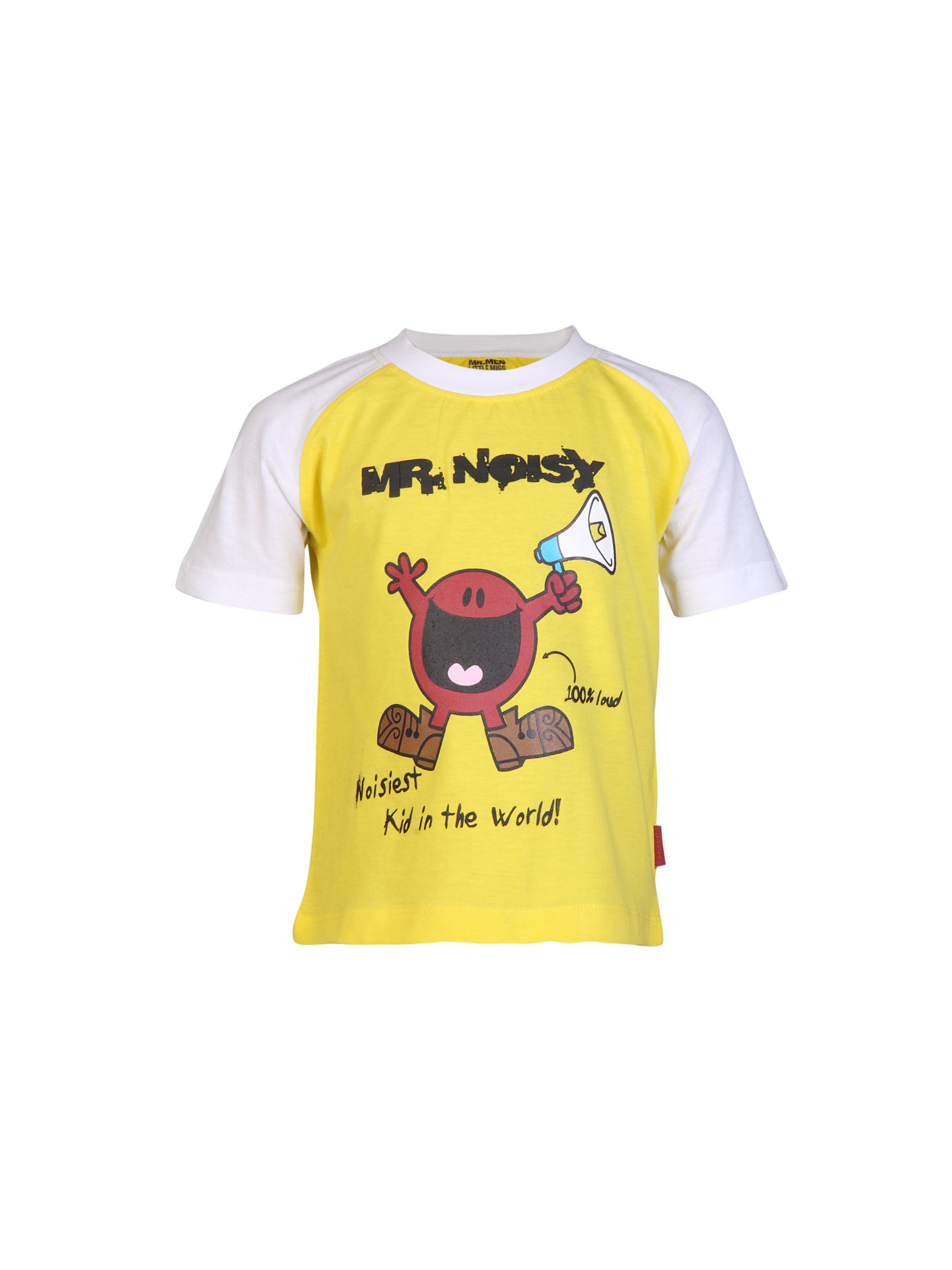 Mr. Men Boys Mr. Noisy Yellow T-shirt