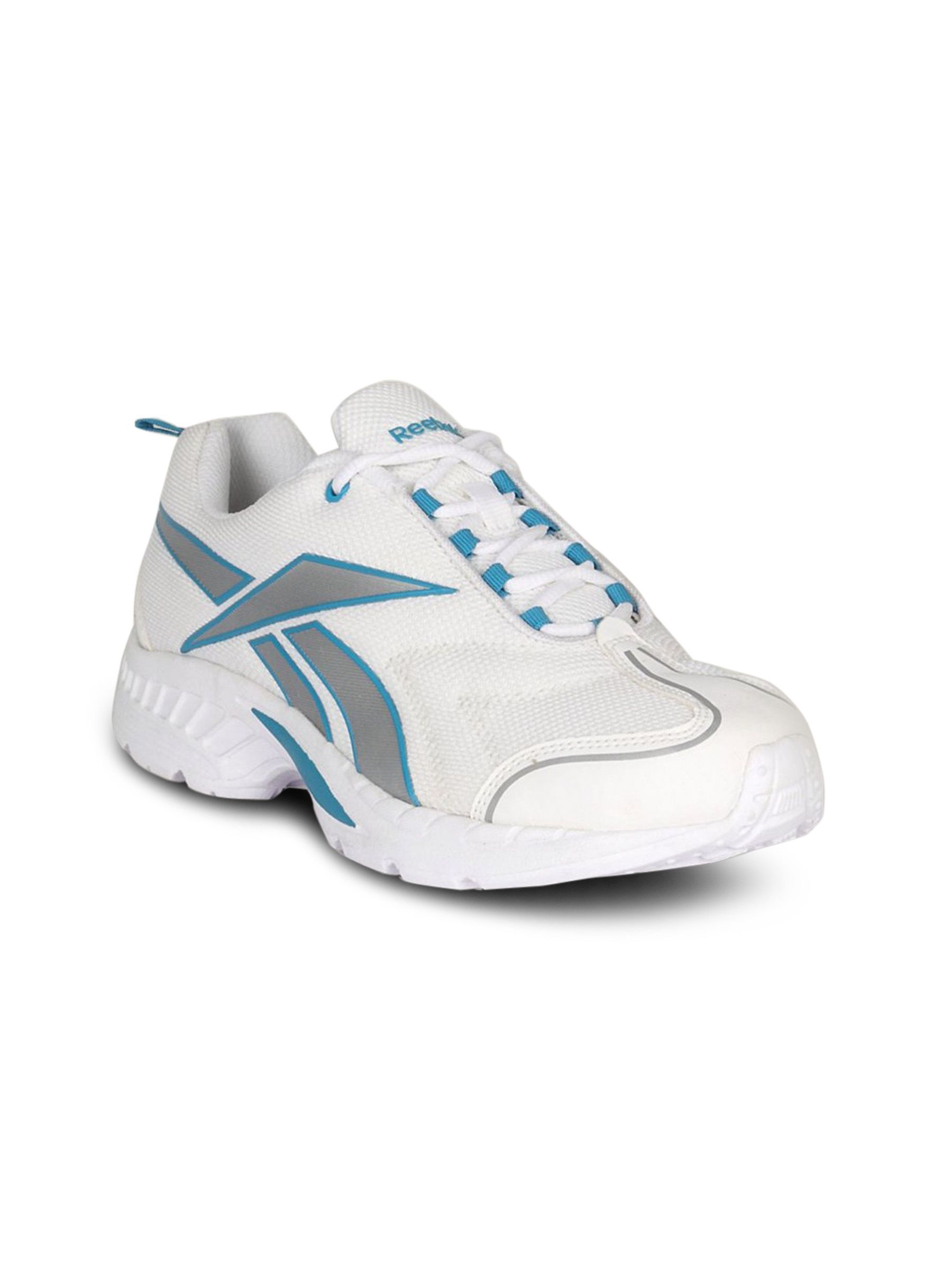 Reebok Women White Blue Frisker Shoes