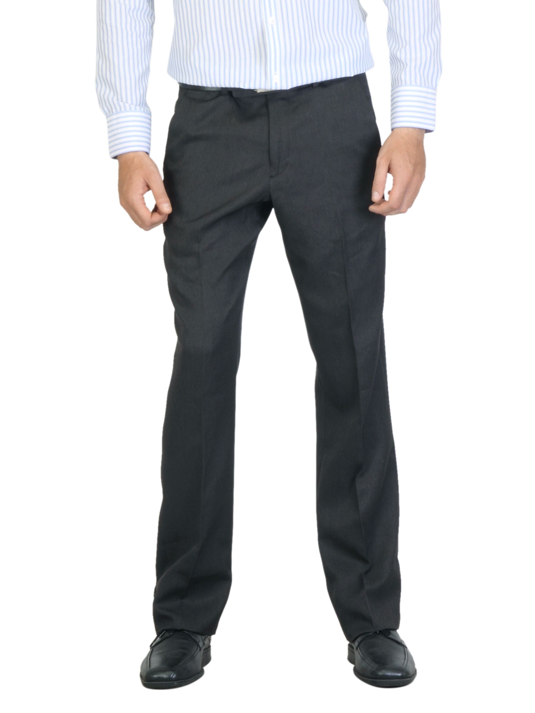 Indigo Nation Men Charcoal Trousers