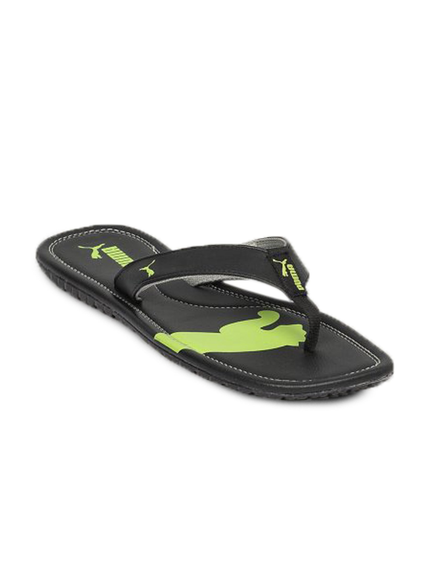 Puma Men's Drifter Black Green Flip Flops