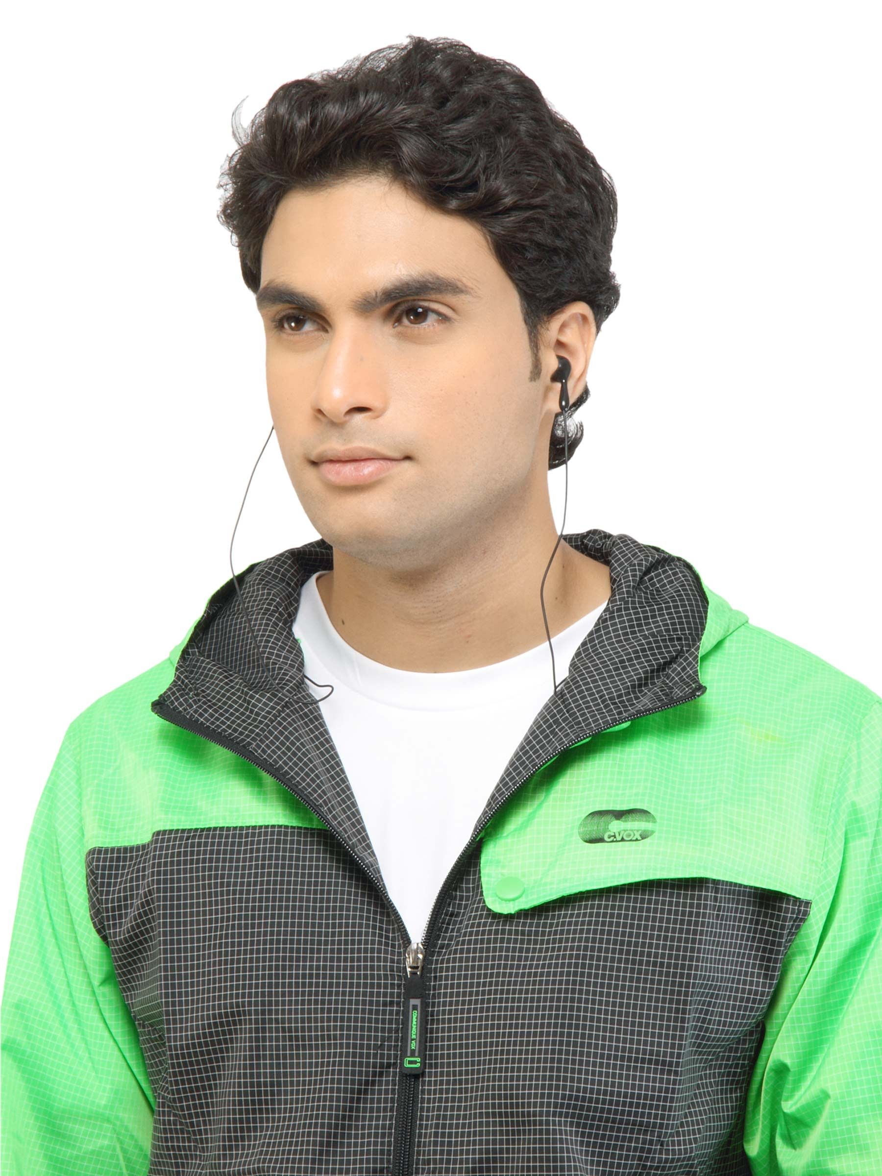 C Vox Men Ribstop 1348 Black Jacket