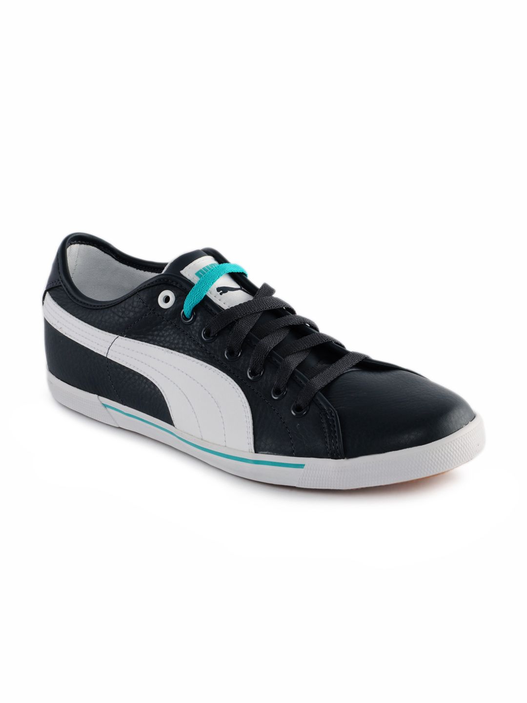 Puma Unisex Benecio Leather Blue Shoes