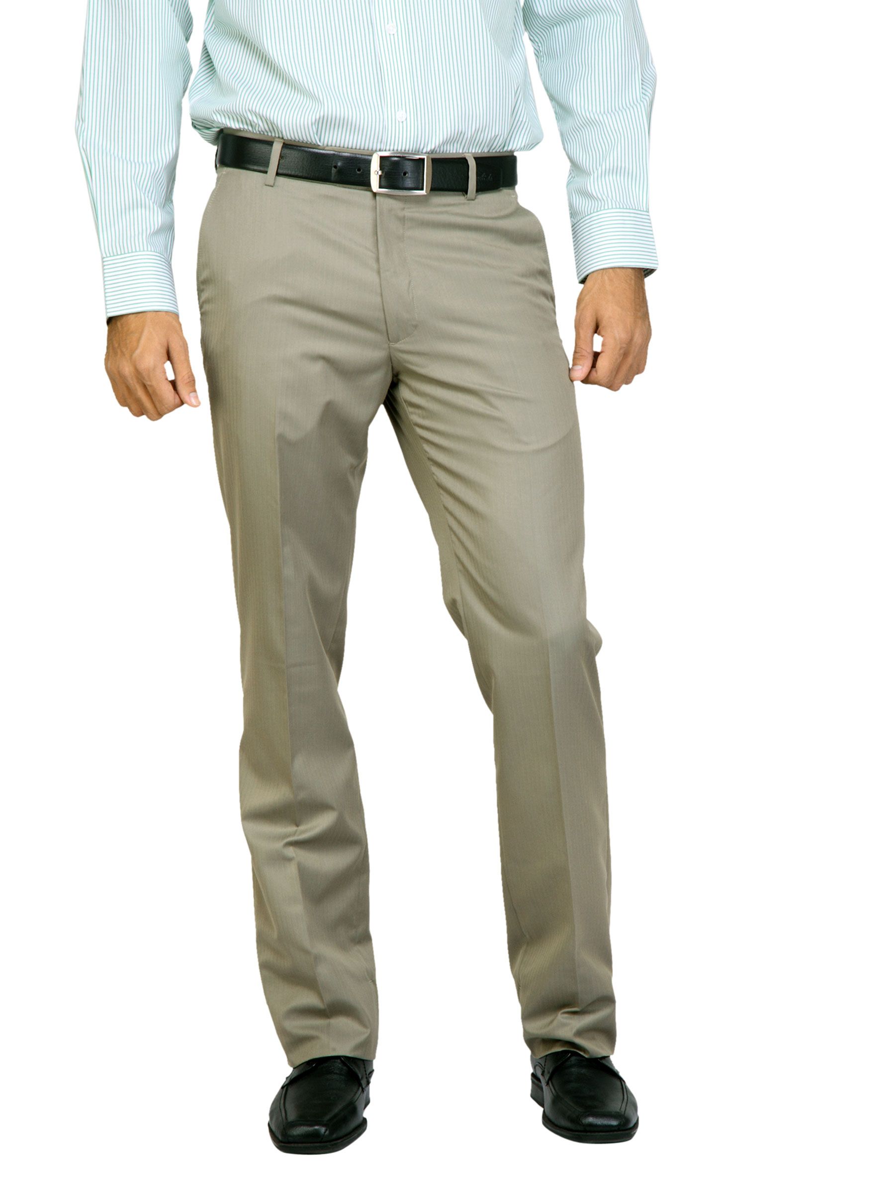 Arrow Men TR Finish Olive Trousers