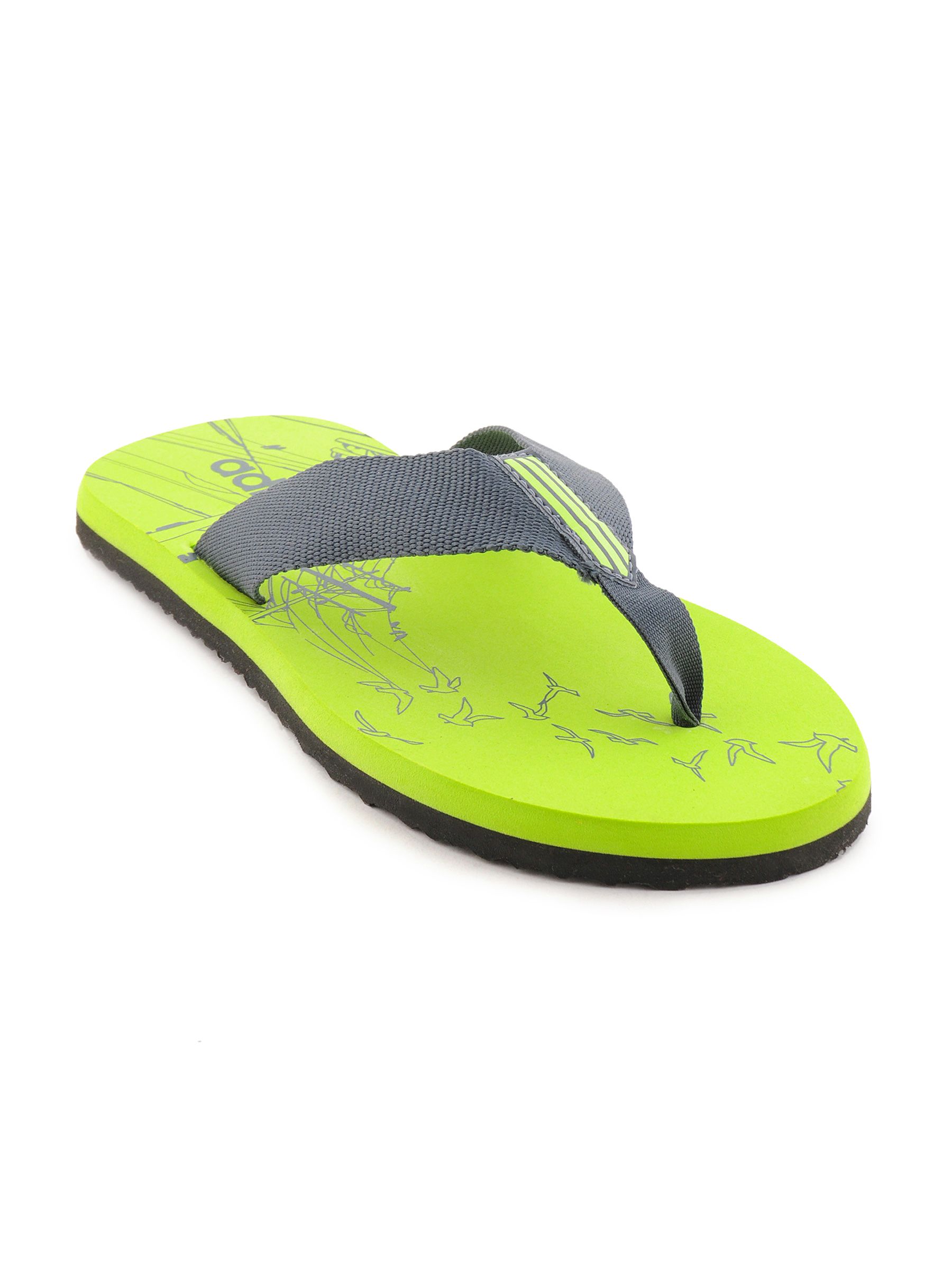 ADIDAS Men Wires Green Flip Flops