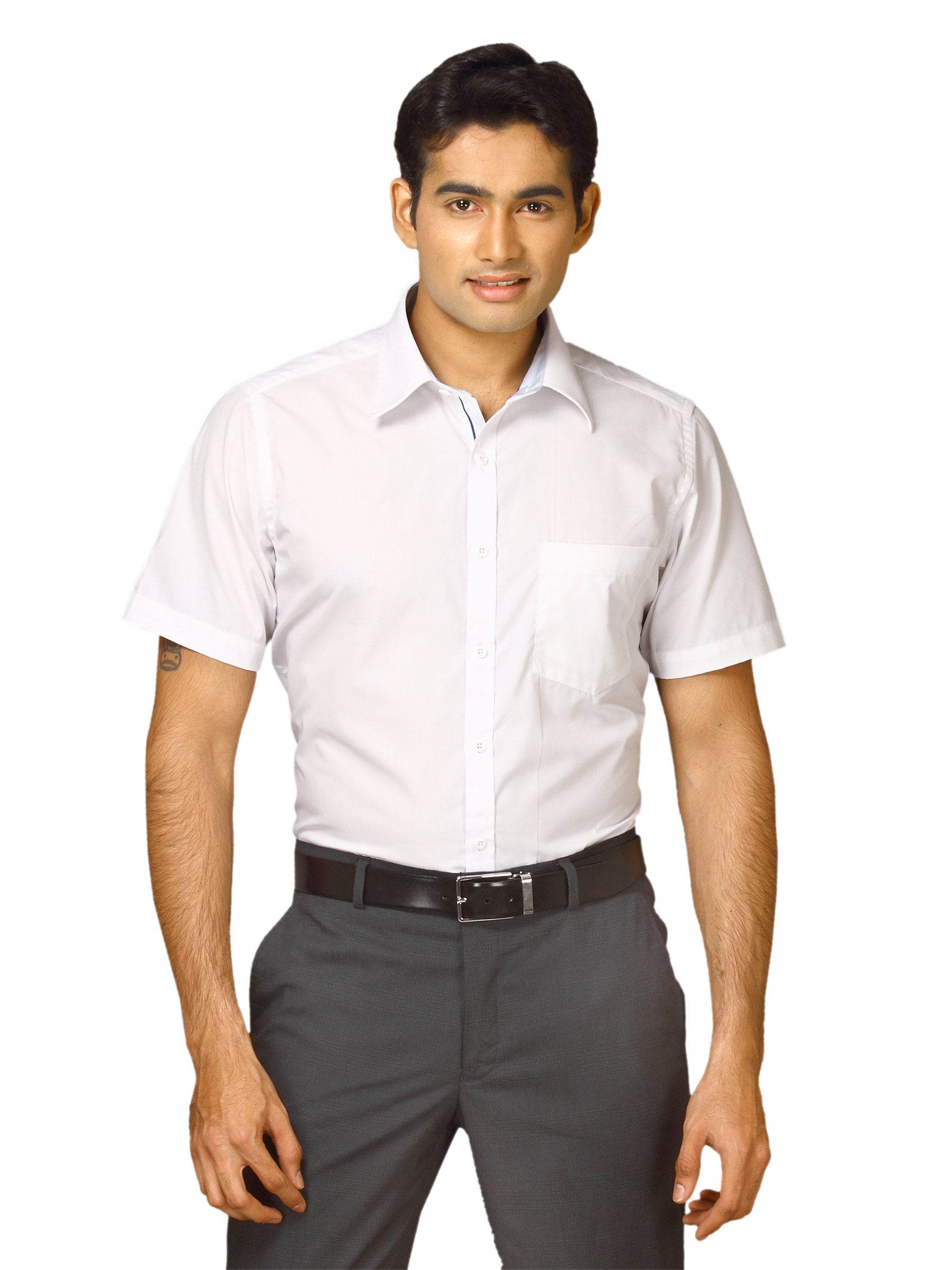 Indigo Nation Men cotton White Shirts
