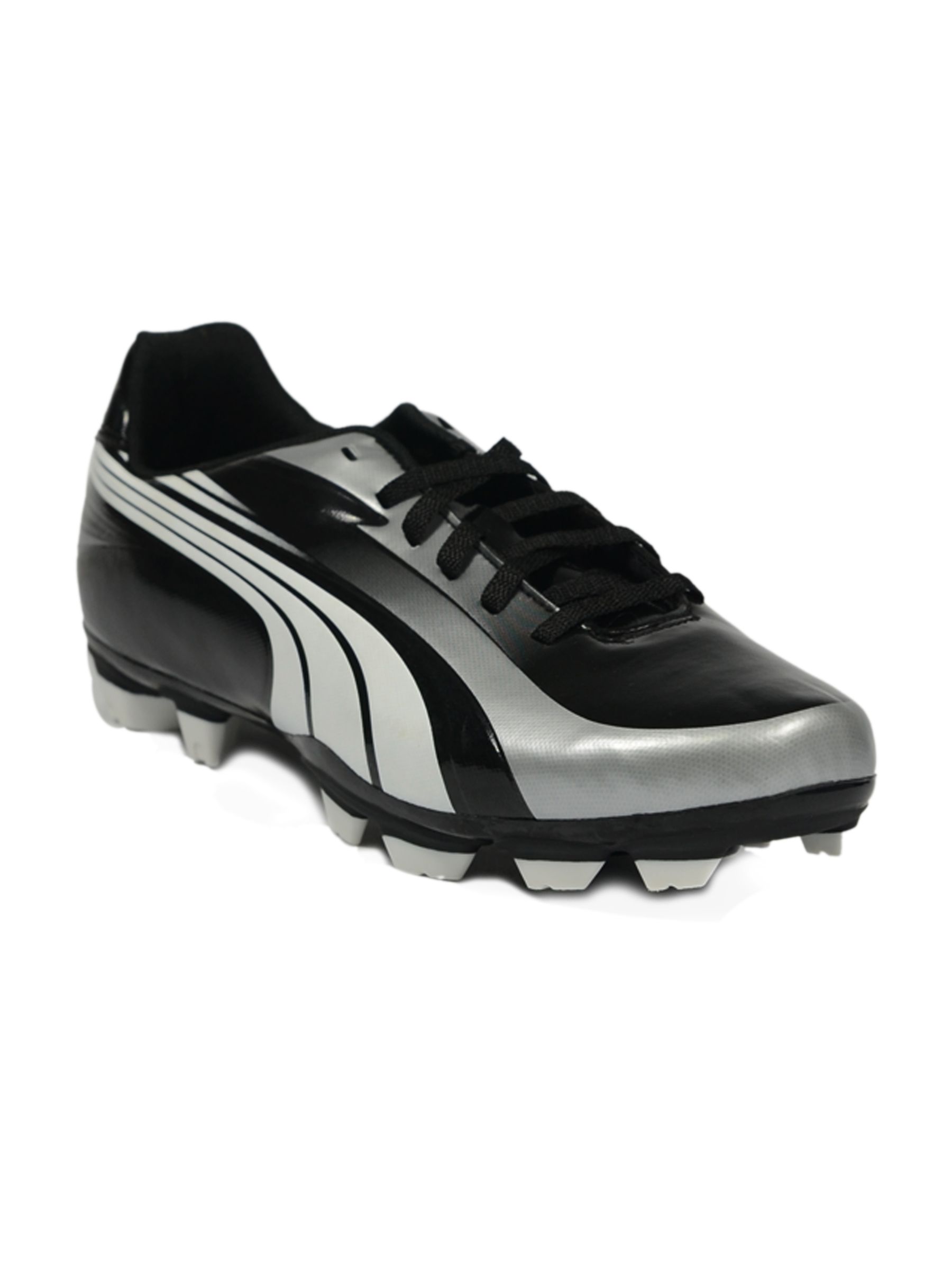 Puma Men's Excitemo Black White Silver Shoe