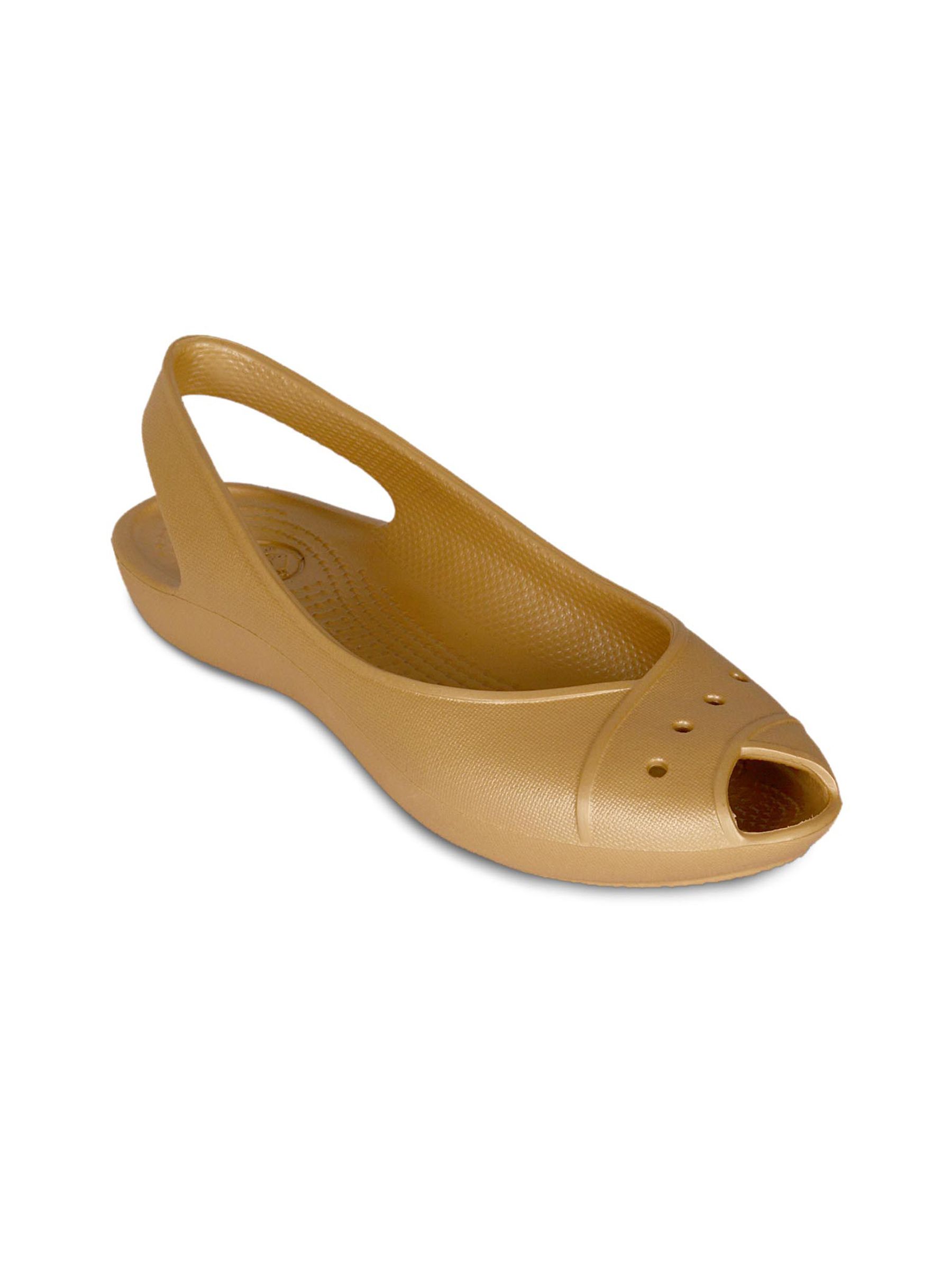 Crocs Women Lady Gold Sandal