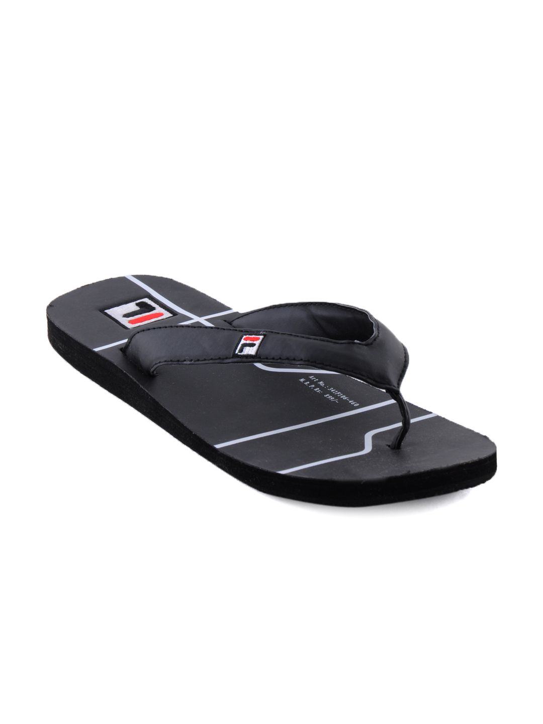 Fila Men Terrinda Black Flip Flops