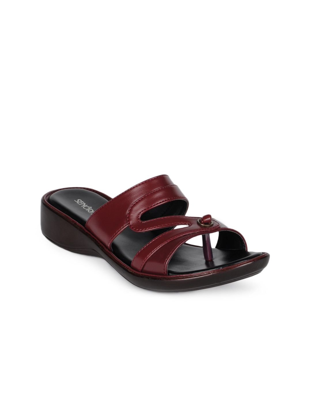 Senorita Women Maroon Sandals