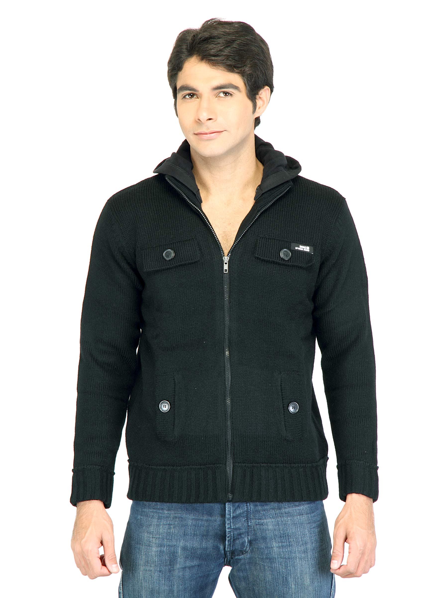 Spykar Men Black Sweater