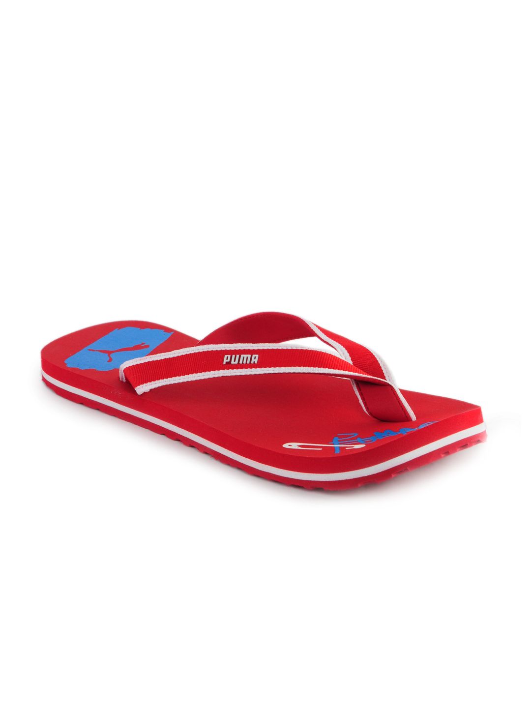 Puma Men Pop Art Red Flip Flops