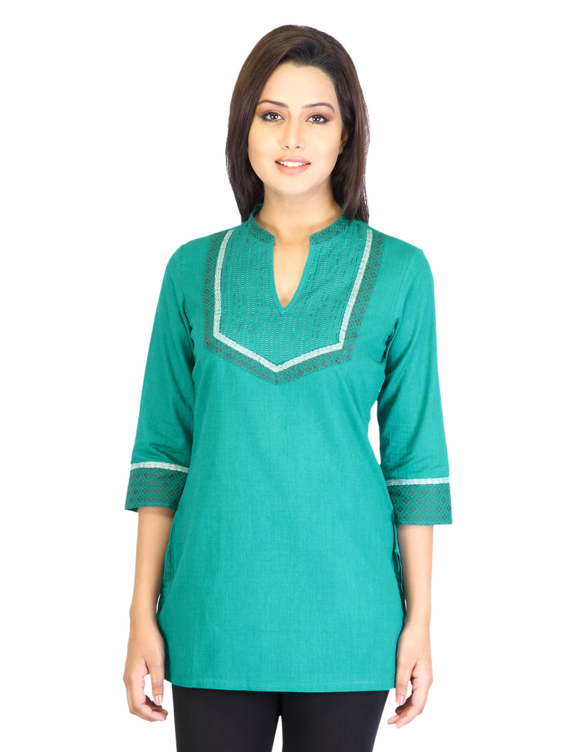 Aurelia Women Green Kurti