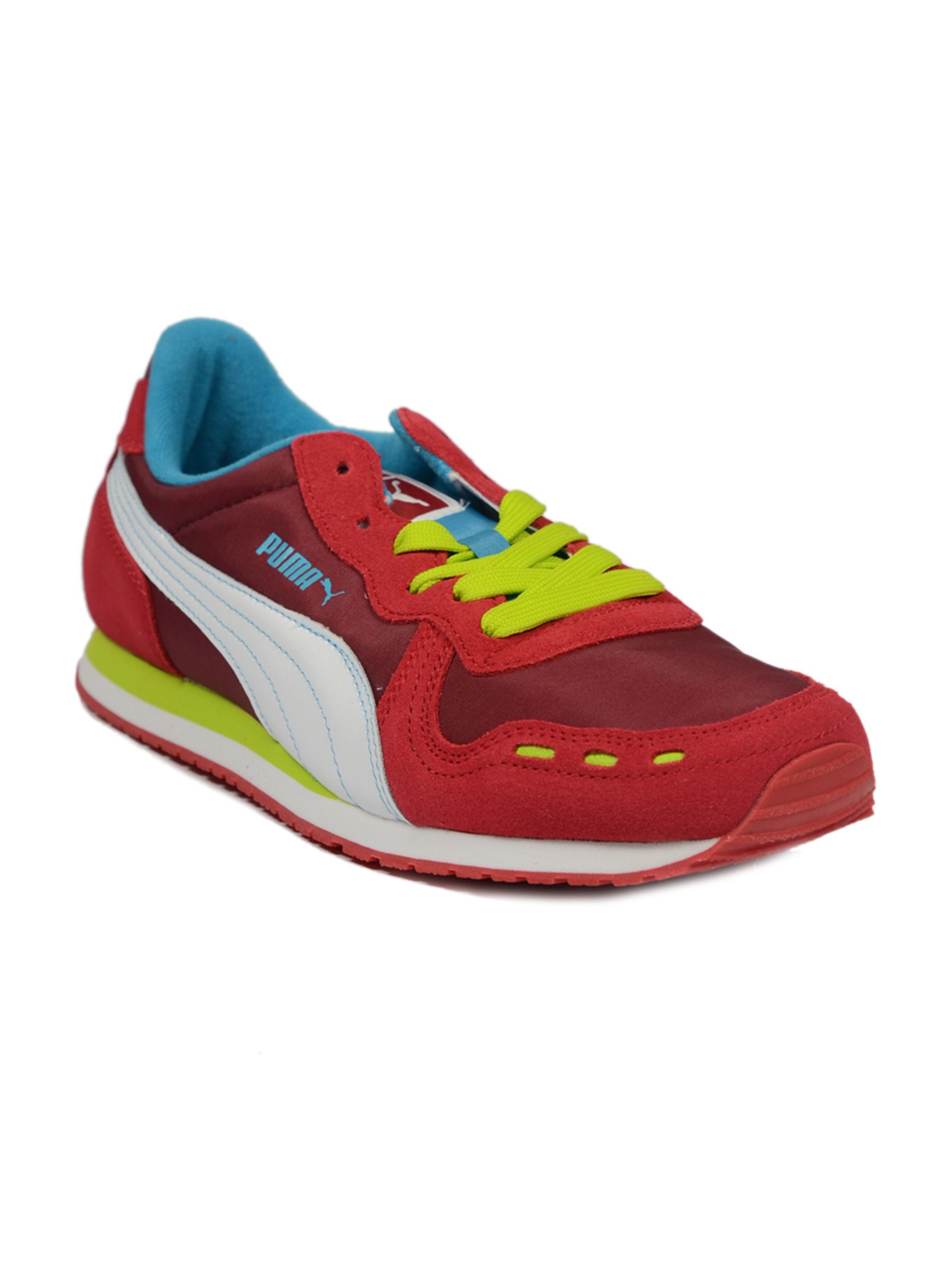 Puma Men's Cabana Racer II Red Burgundy White Shoe