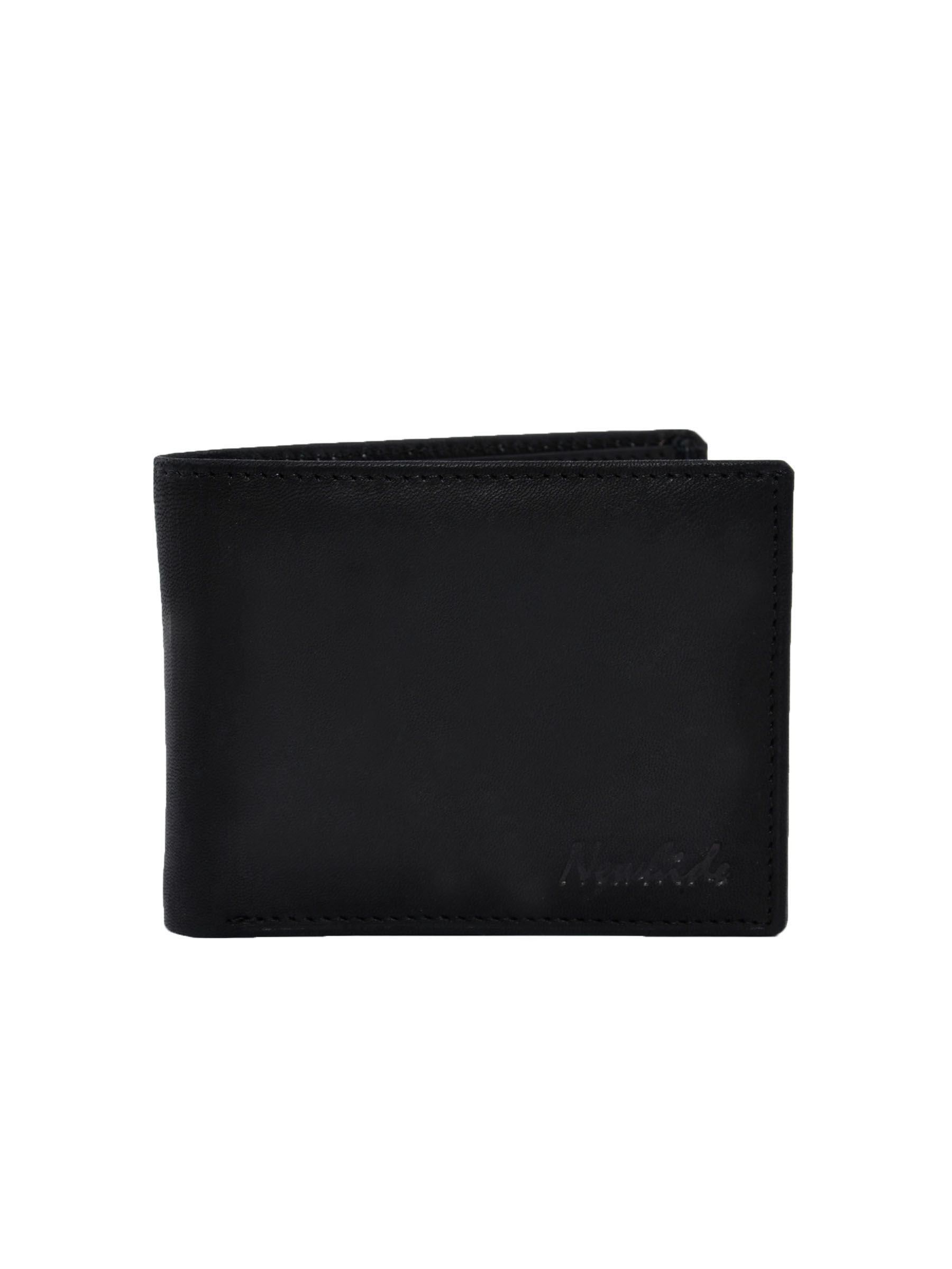 New Hide Men Casual Black Wallet