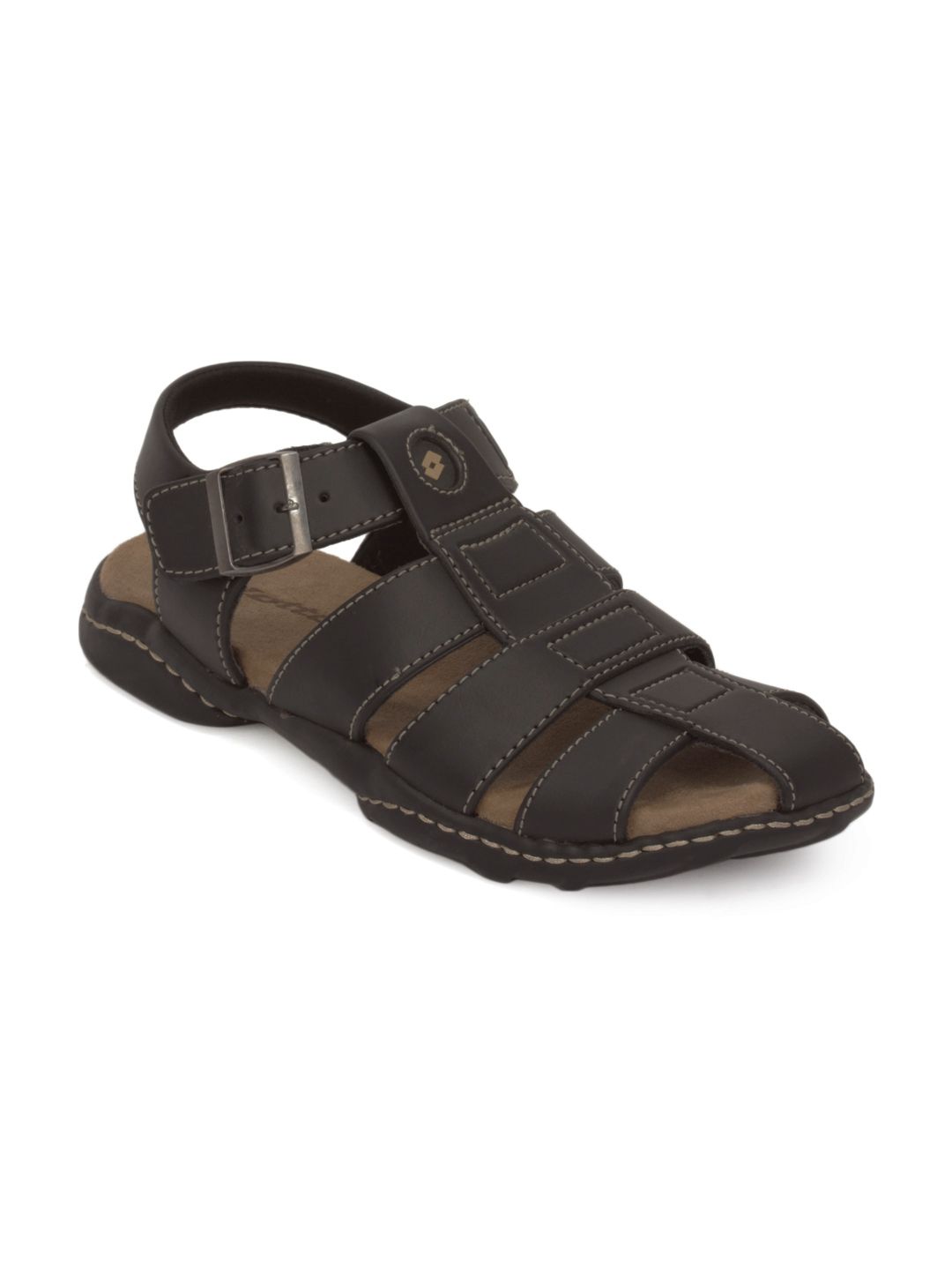 Lotto Men Brown Tread Sandals