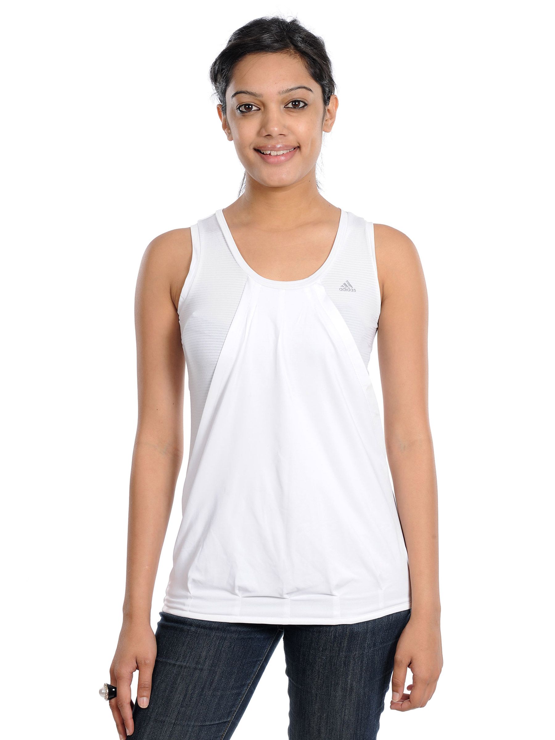 ADIDAS Womens Tank White T-shirt
