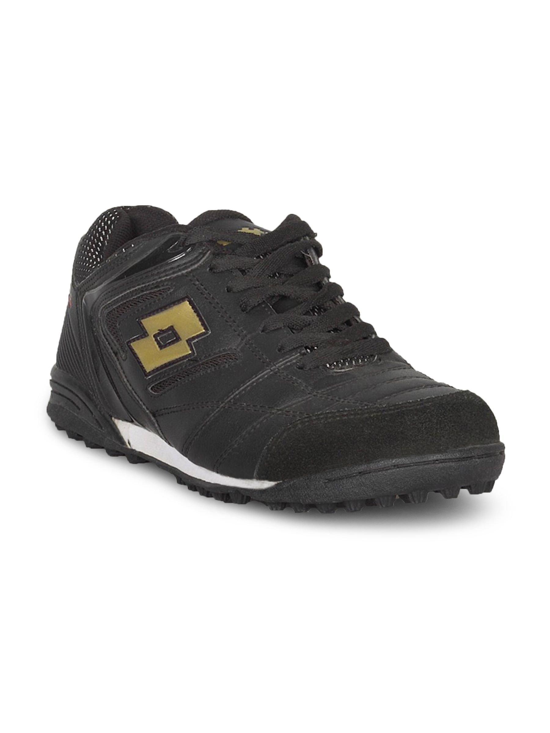 Lotto Men's Calcetto Black Brown Shoe